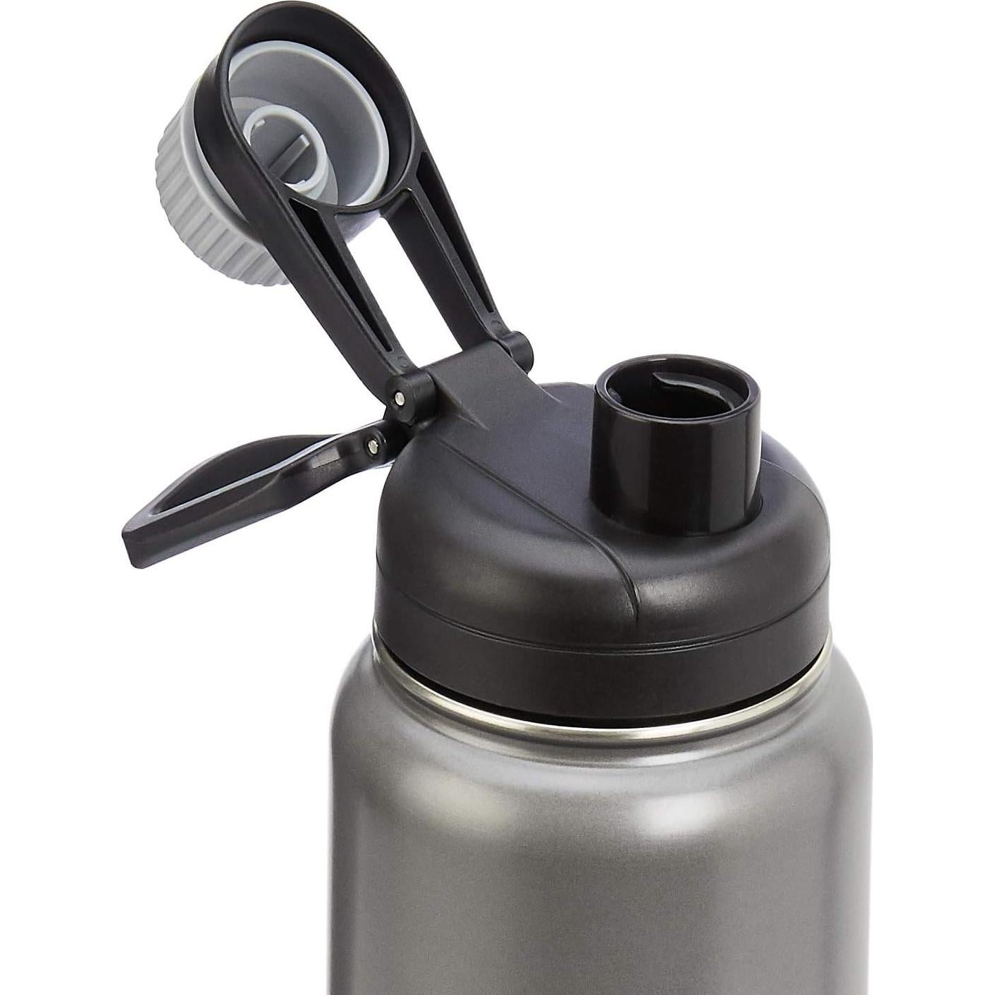 Botella de Agua Aislada Amazon Basics 890 ml Acero Inoxidable