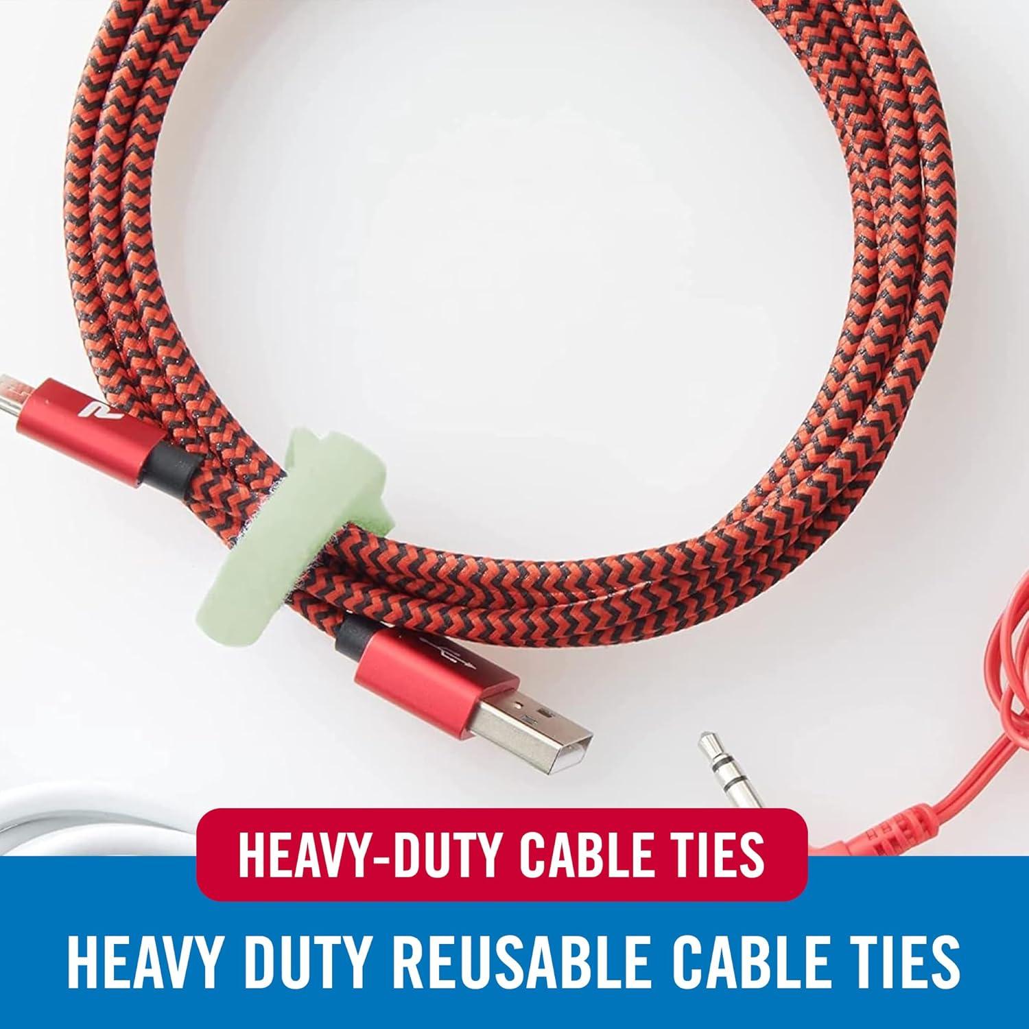 Sujetadores de Cables VELCRO Marca ONE-WRAP 60 Piezas 20,32 cm