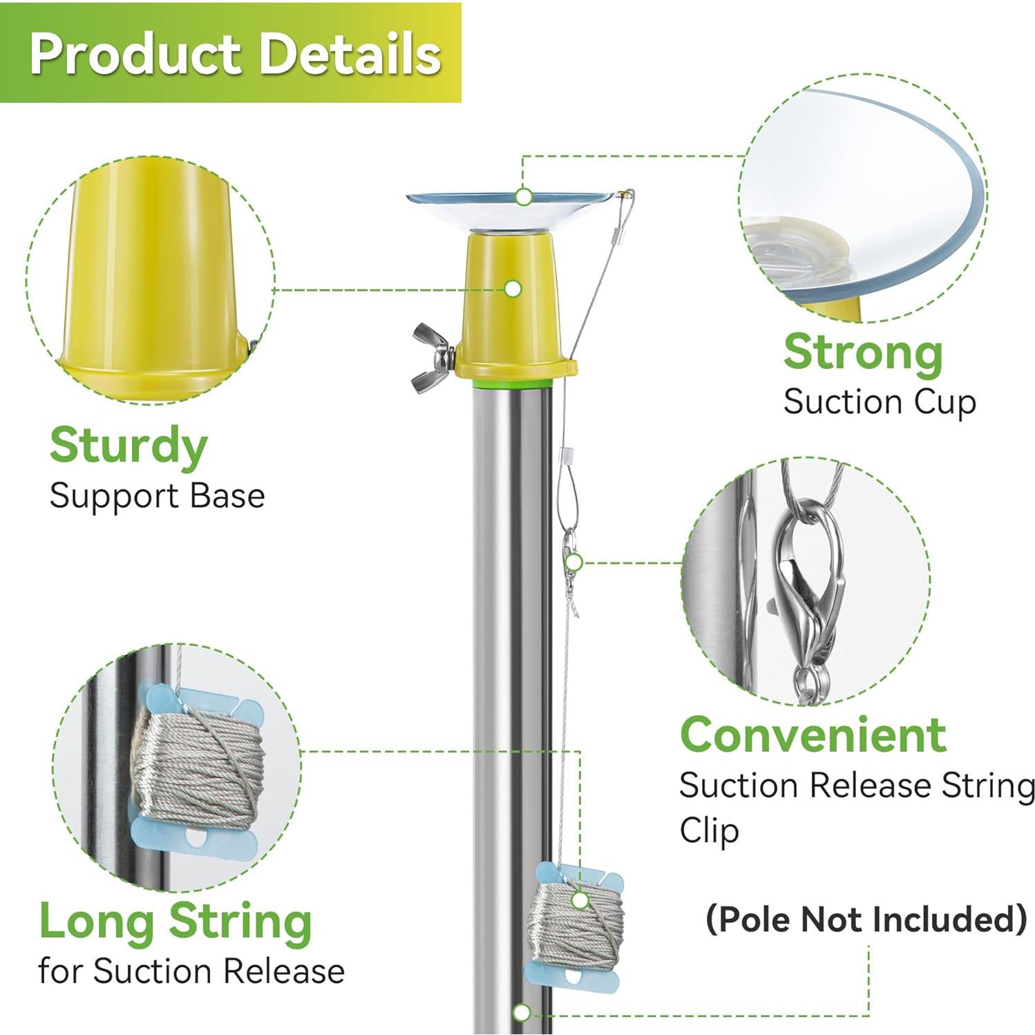 Cambiador de Bombillas Dreyoo con Ventosa para Techos Altos