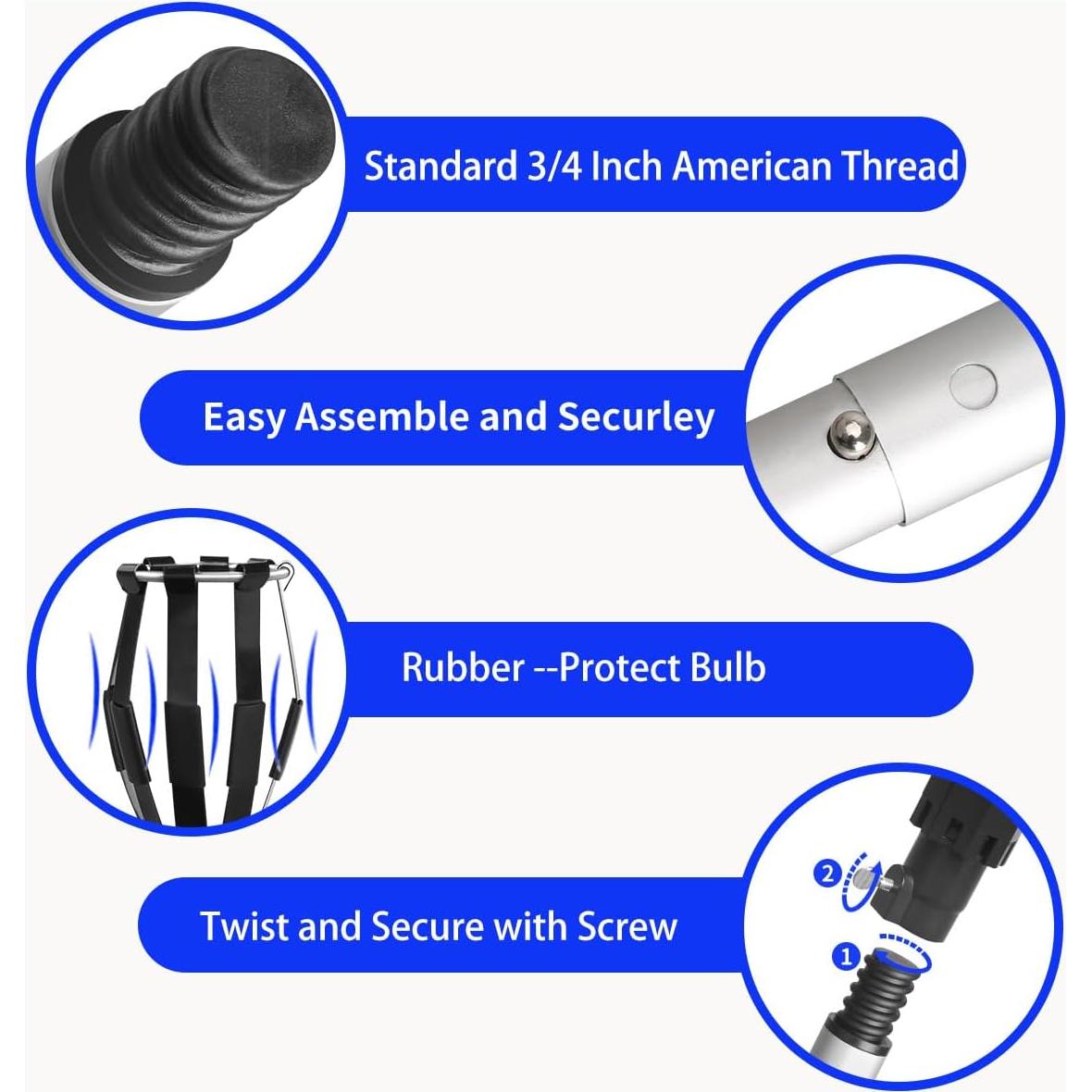 Cambiador de Bombillas Uniarmoire 3.66m para Techos Altos