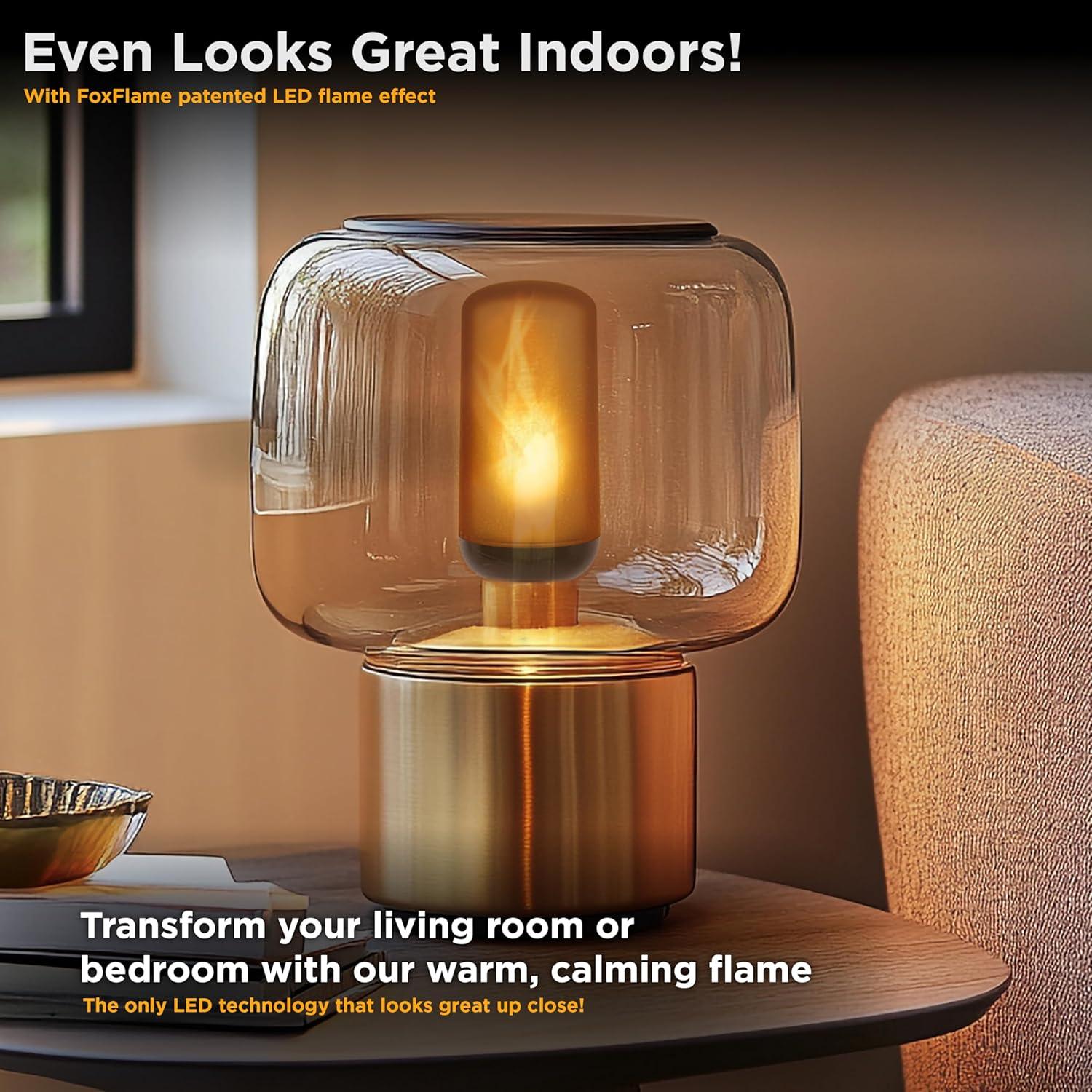 Bombilla LED de Llama Parpadeante Foxflame E26 2000K IP65