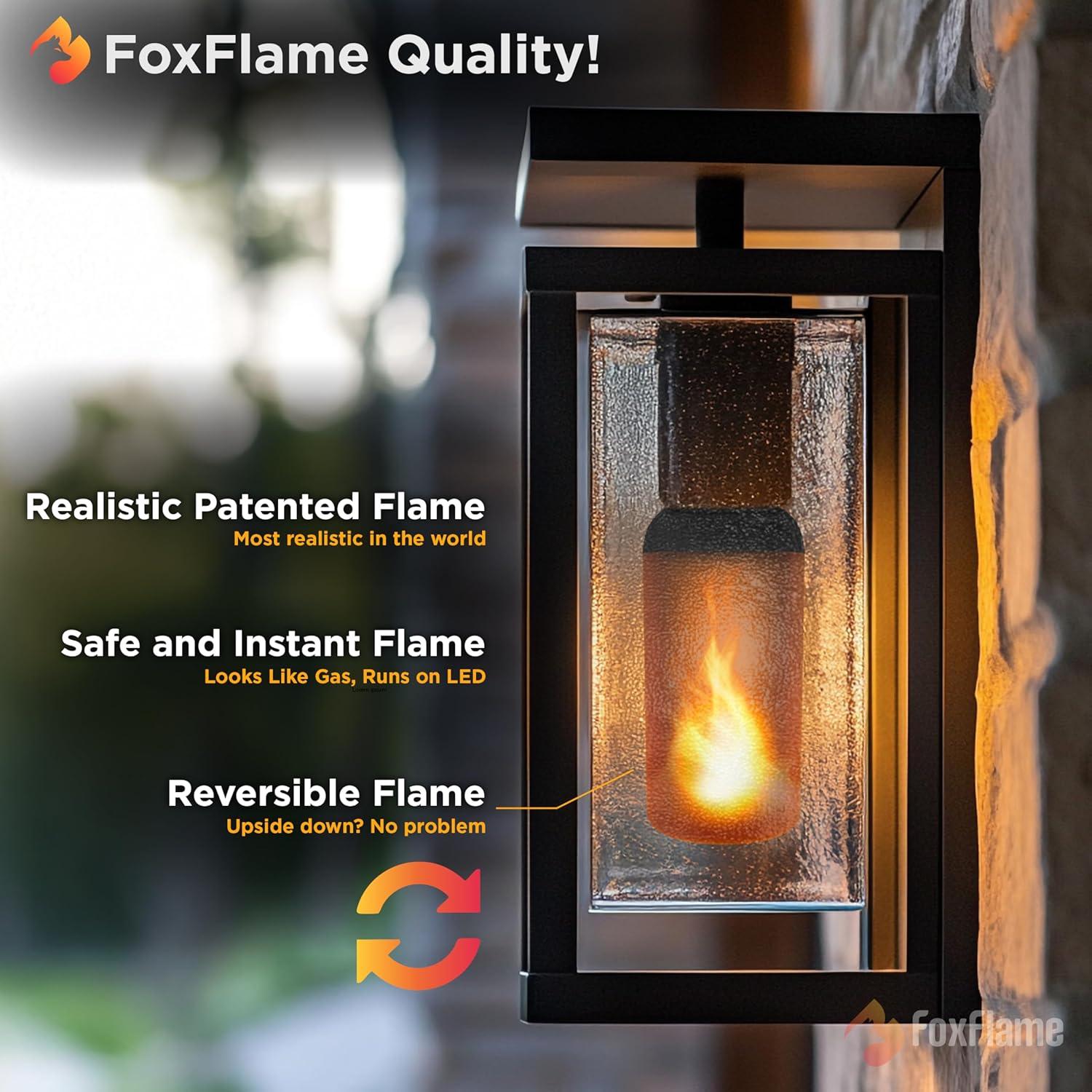 Bombilla LED de Llama Parpadeante Foxflame E26 2000K IP65