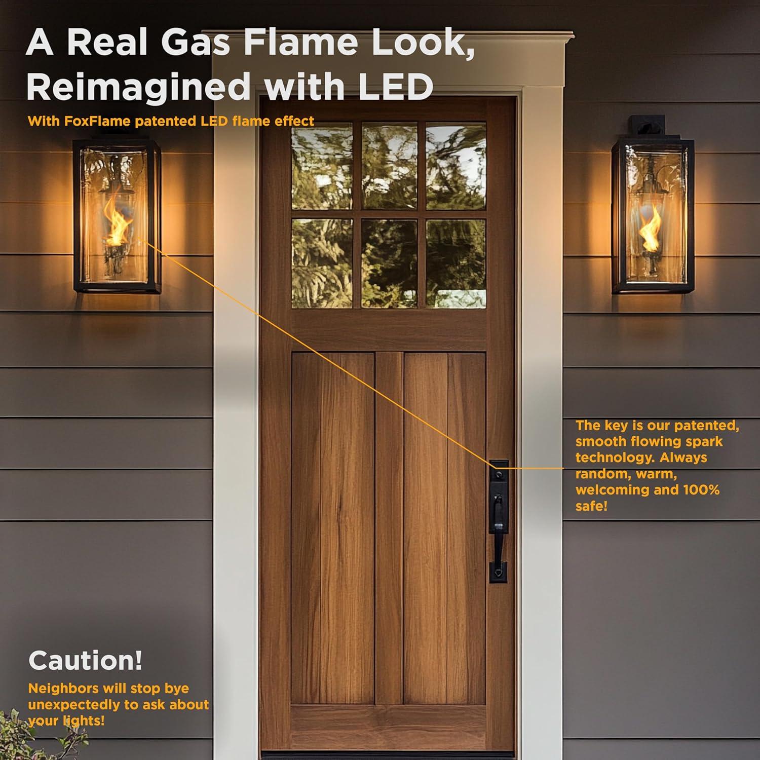 Bombilla LED de Llama Parpadeante Foxflame E26 2000K IP65