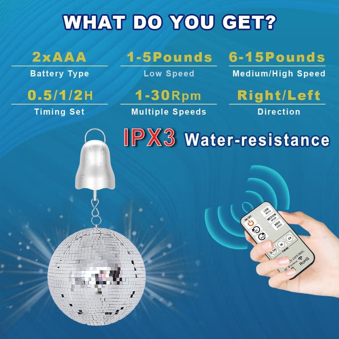 Motor de Girar Viento CNCJ YGMD-002 con Control Remoto