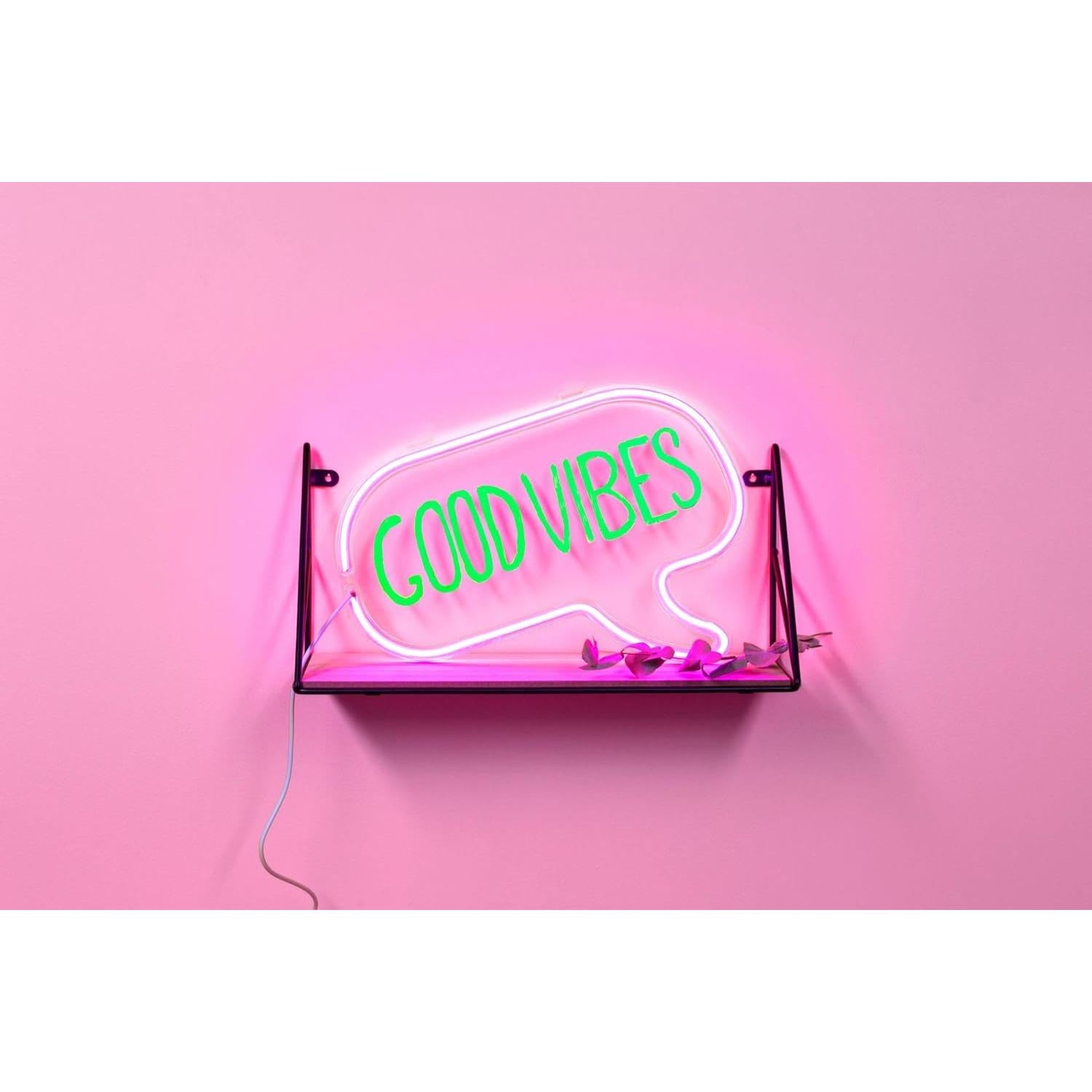 Marco de Luz de Burbuja de Diálogo Neón Fizz Creations 30.99x23.11cm