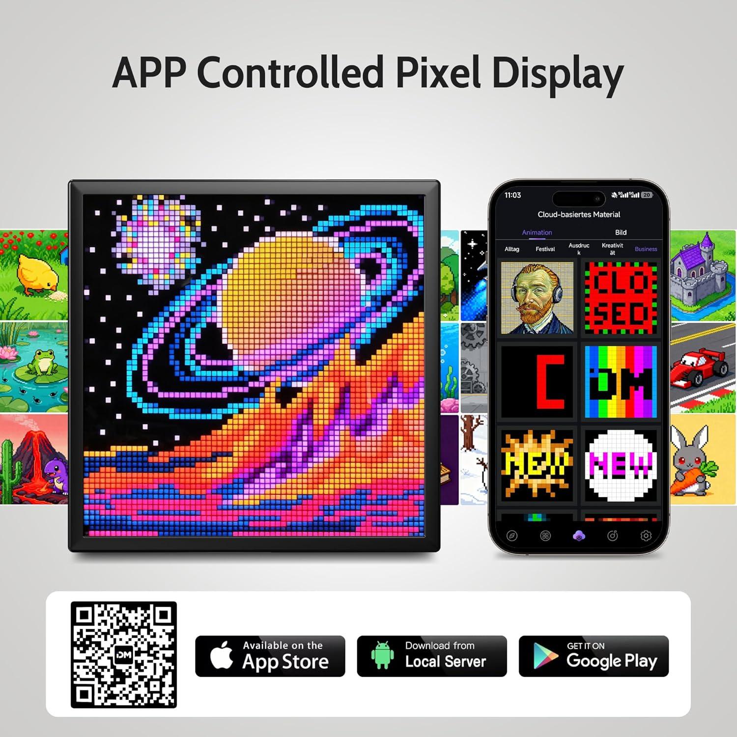 Marco Digital Programable LSYE 64x64, Pantalla Pixel 25.9 cm