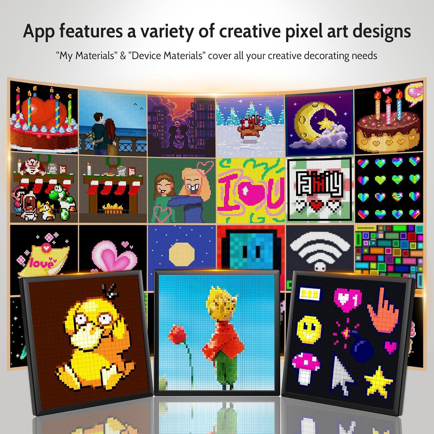 Marco Digital Programable LSYE 64x64, Pantalla Pixel 25.9 cm