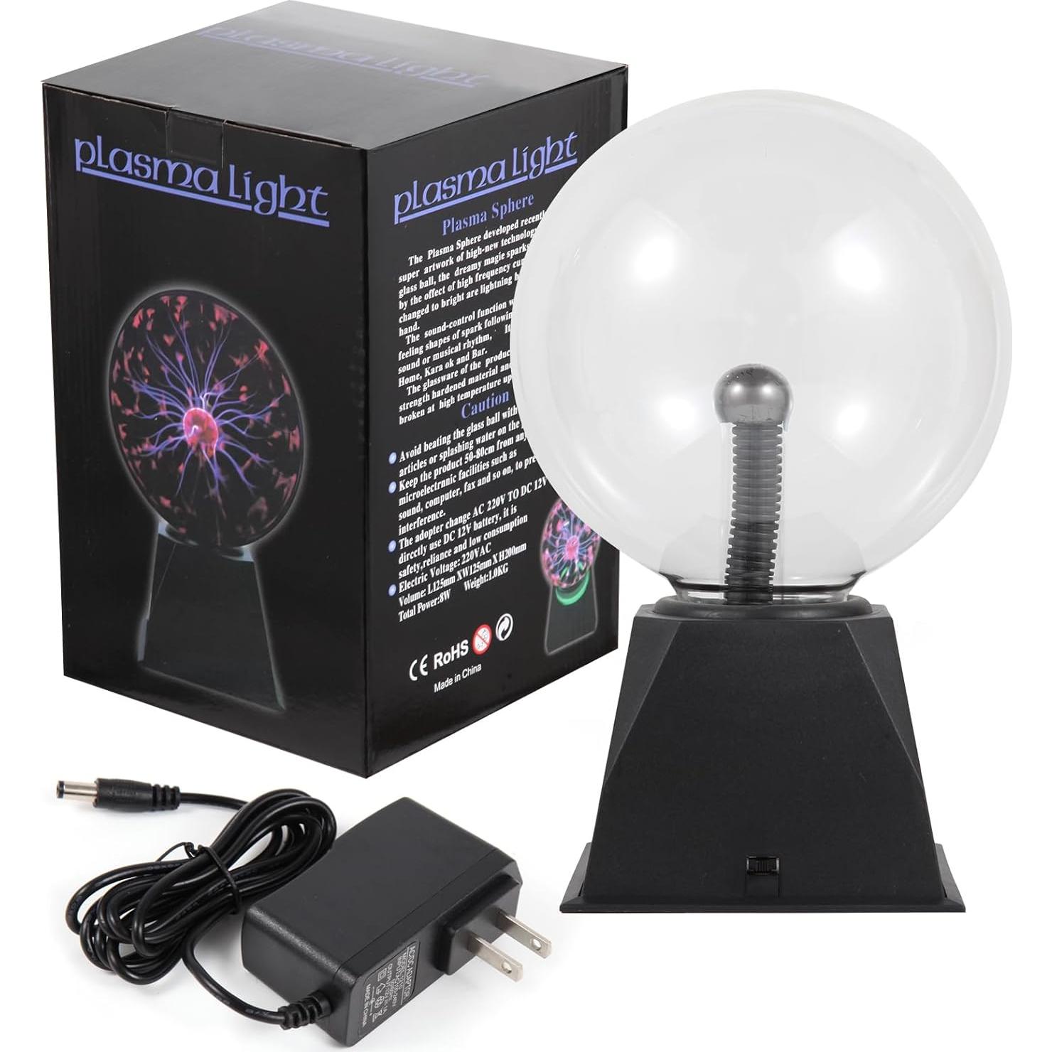 Lámpara de Plasma Mágica Gresus 7 Pulgadas Interactiva