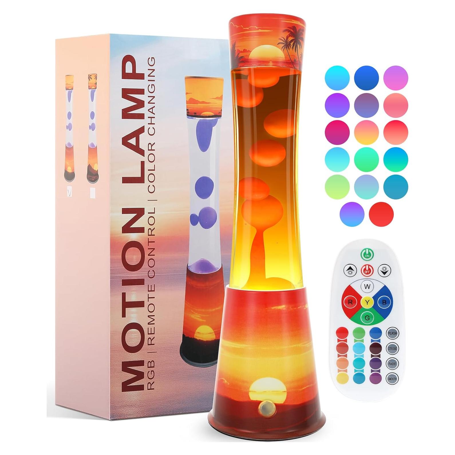 Lámpara de Movimiento LED KIKILIVE 39.4cm 17 Colores Control Remoto