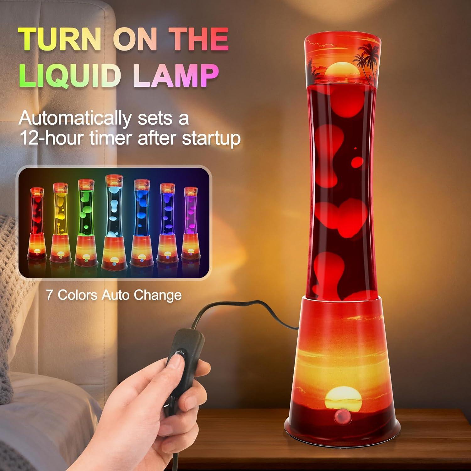 Lámpara de Movimiento LED KIKILIVE 39.4cm 17 Colores Control Remoto