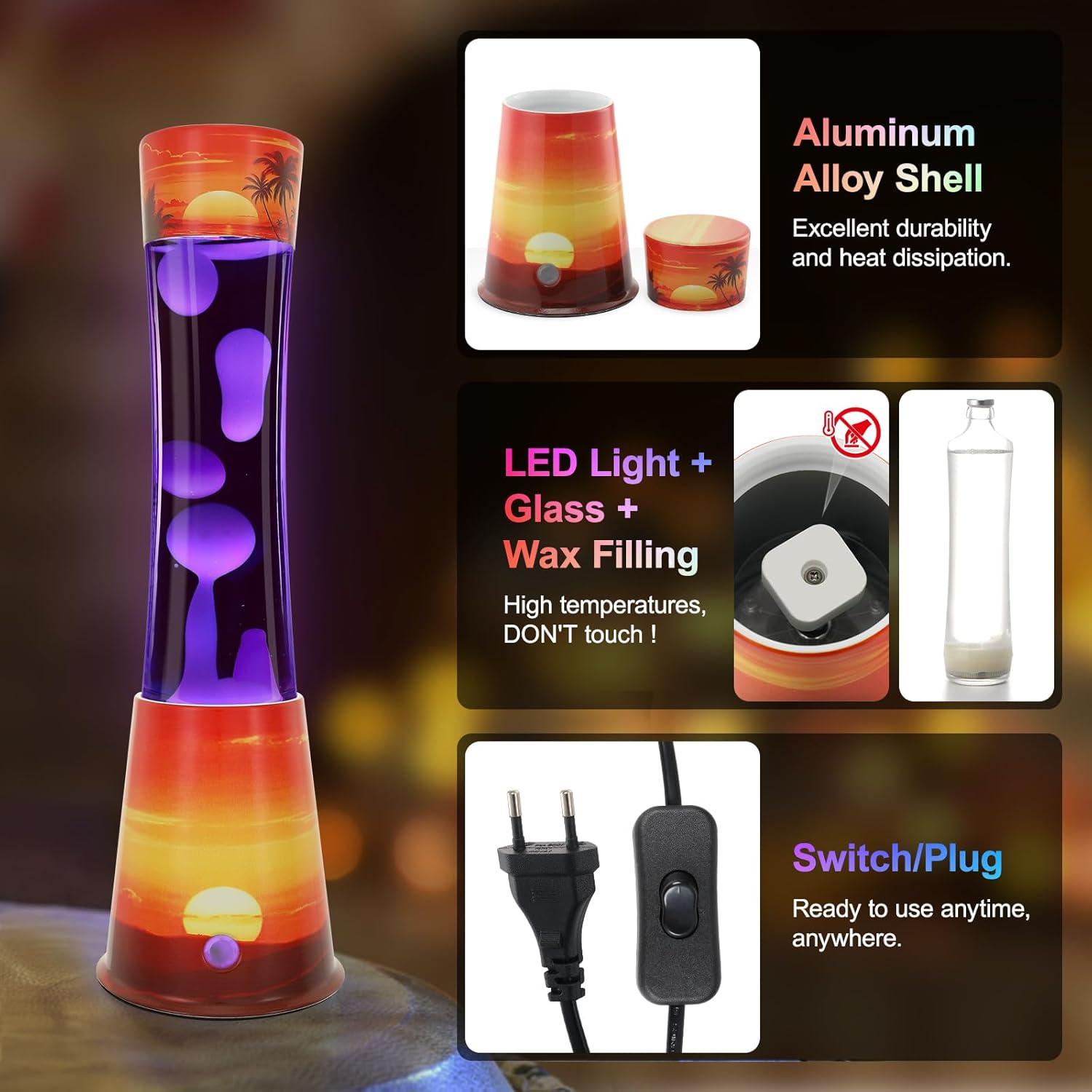 Lámpara de Movimiento LED KIKILIVE 39.4cm 17 Colores Control Remoto