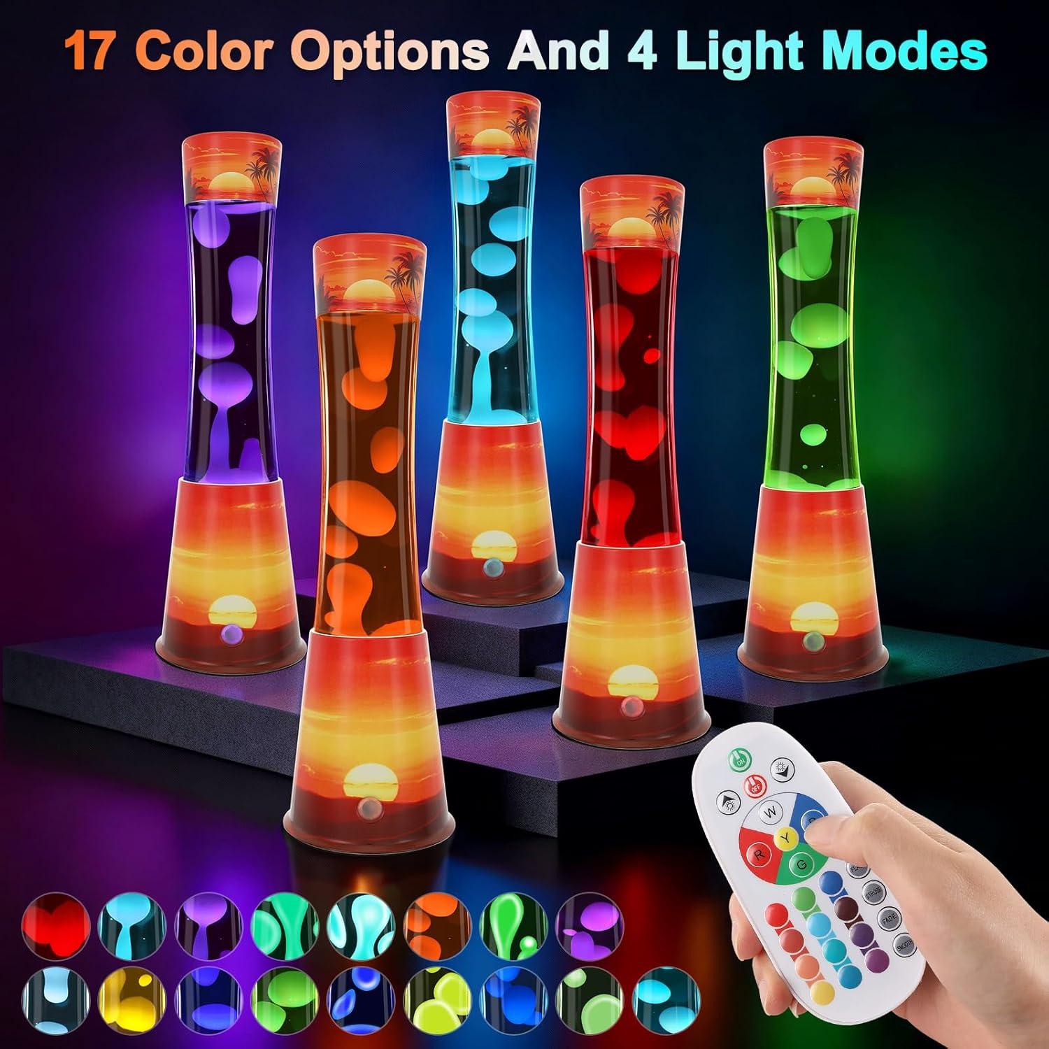 Lámpara de Movimiento LED KIKILIVE 39.4cm 17 Colores Control Remoto