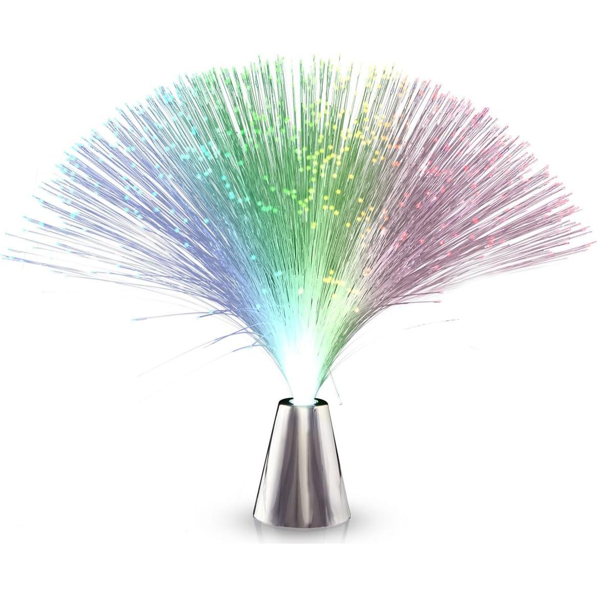 Centros de Mesa de Fibra Óptica LED Multicolor - Juego de 12