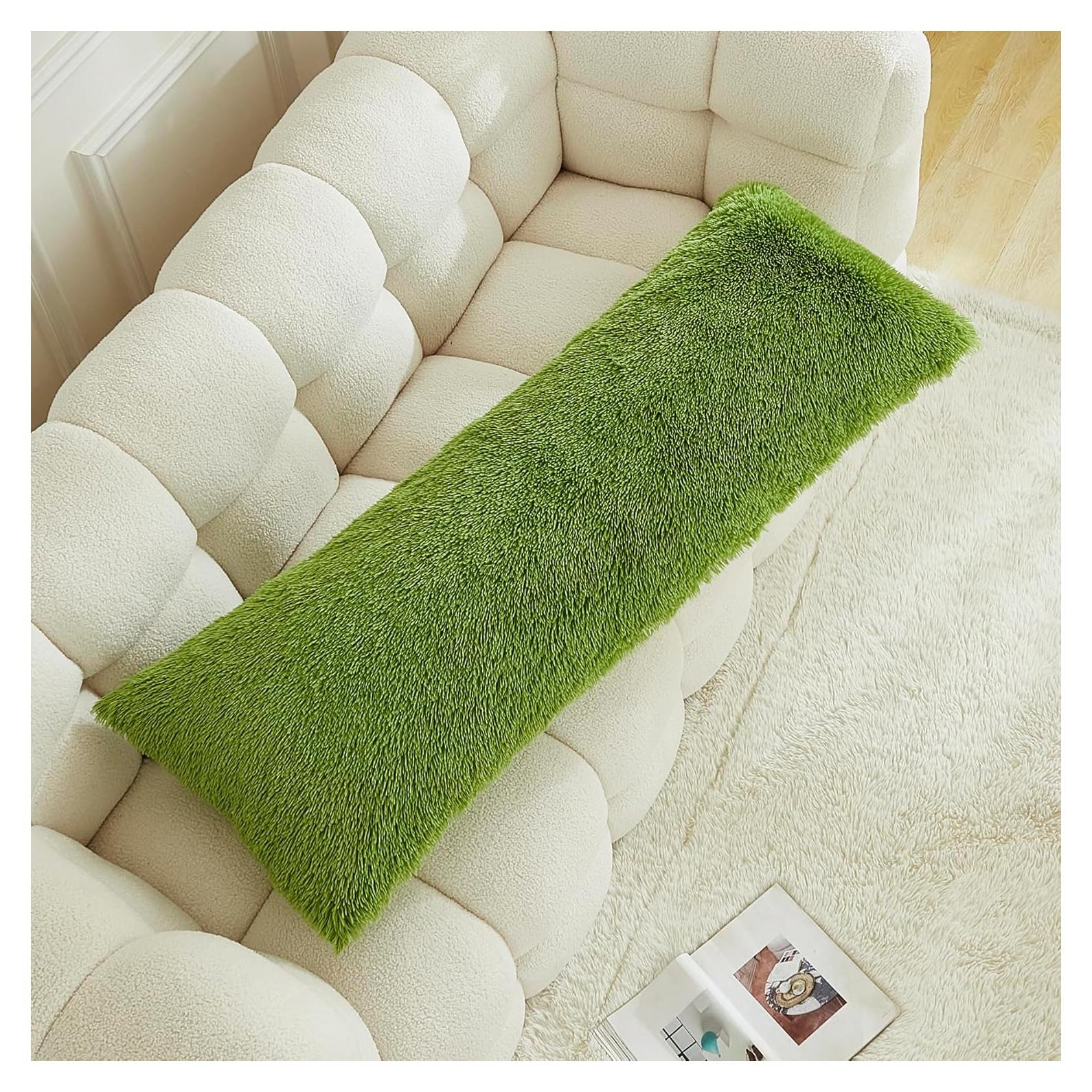 Funda de Almohada Uhamho Grande 137x53.5 cm Verde Manzana