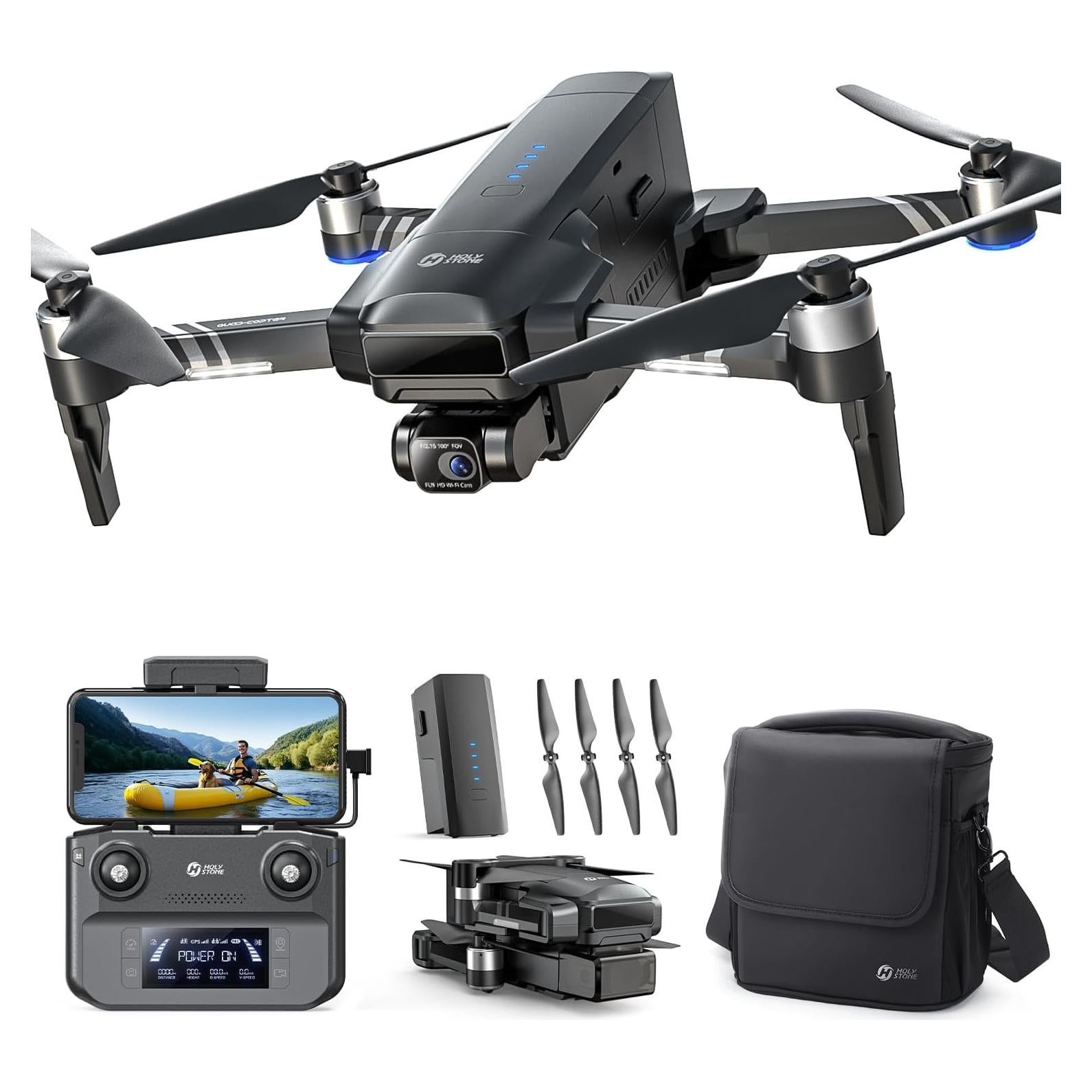 Drone GPS Holy Stone HS600 4K EIS con Gimbal 2 Ejes