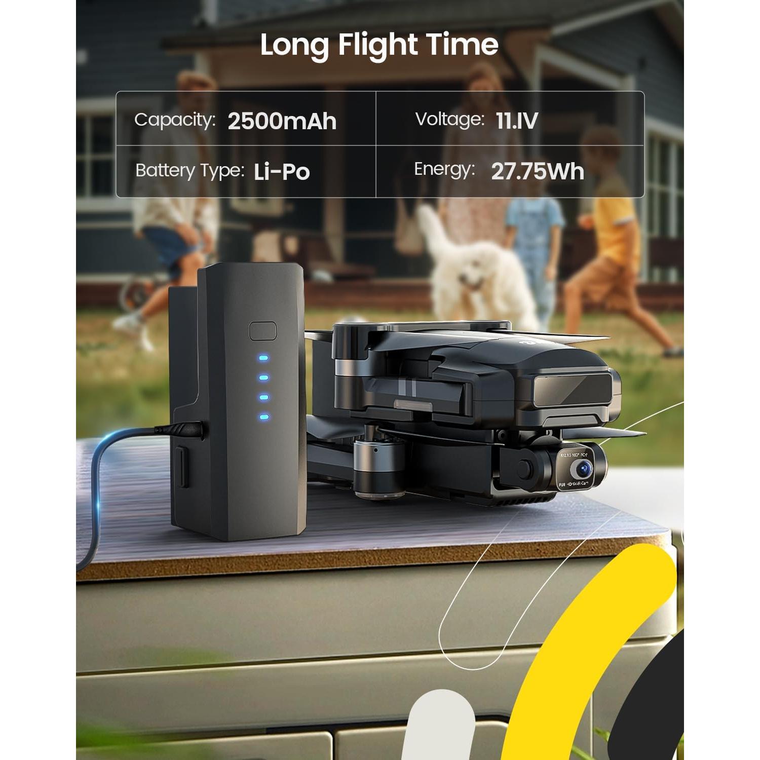 Drone GPS Holy Stone HS600 4K EIS con Gimbal 2 Ejes