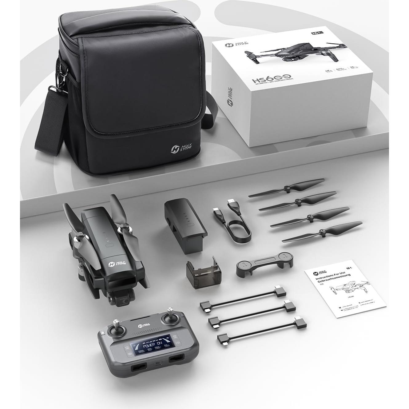 Drone GPS Holy Stone HS600 4K EIS con Gimbal 2 Ejes