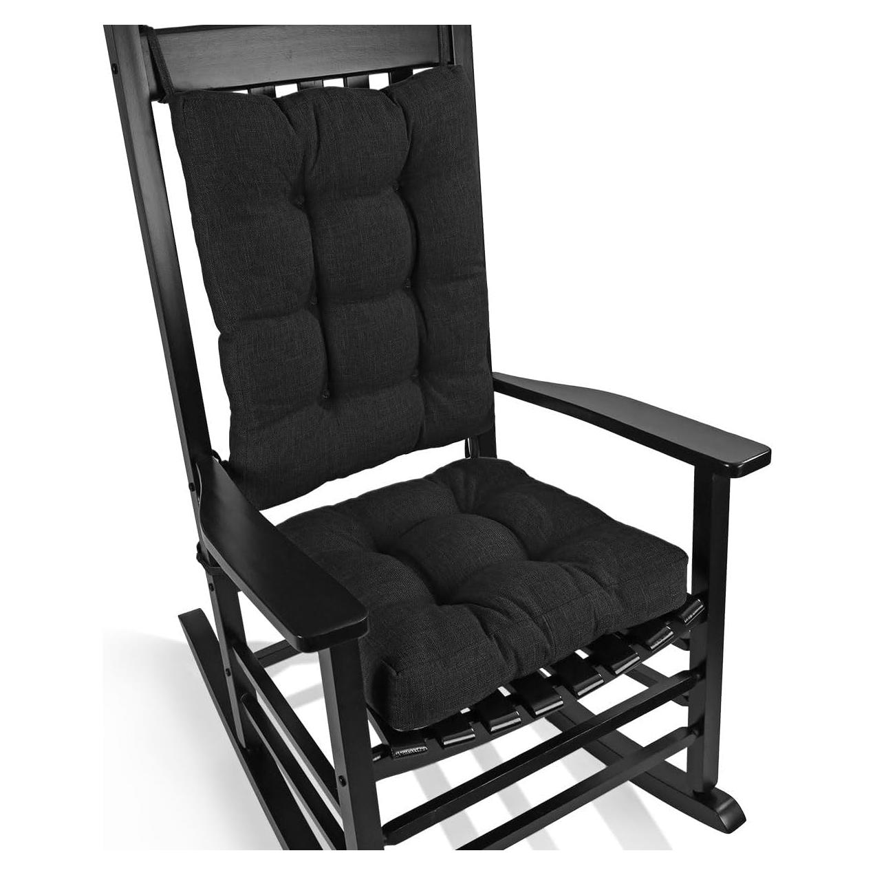 Cojines para Silla BUYUE 429 Antideslizantes 43x43cm Negro