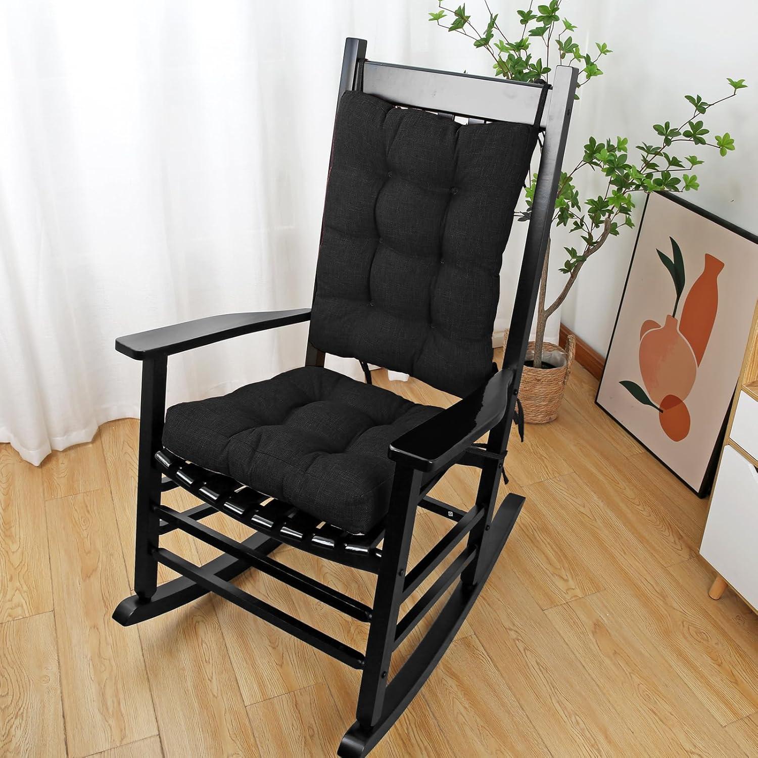 Cojines para Silla BUYUE 429 Antideslizantes 43x43cm Negro