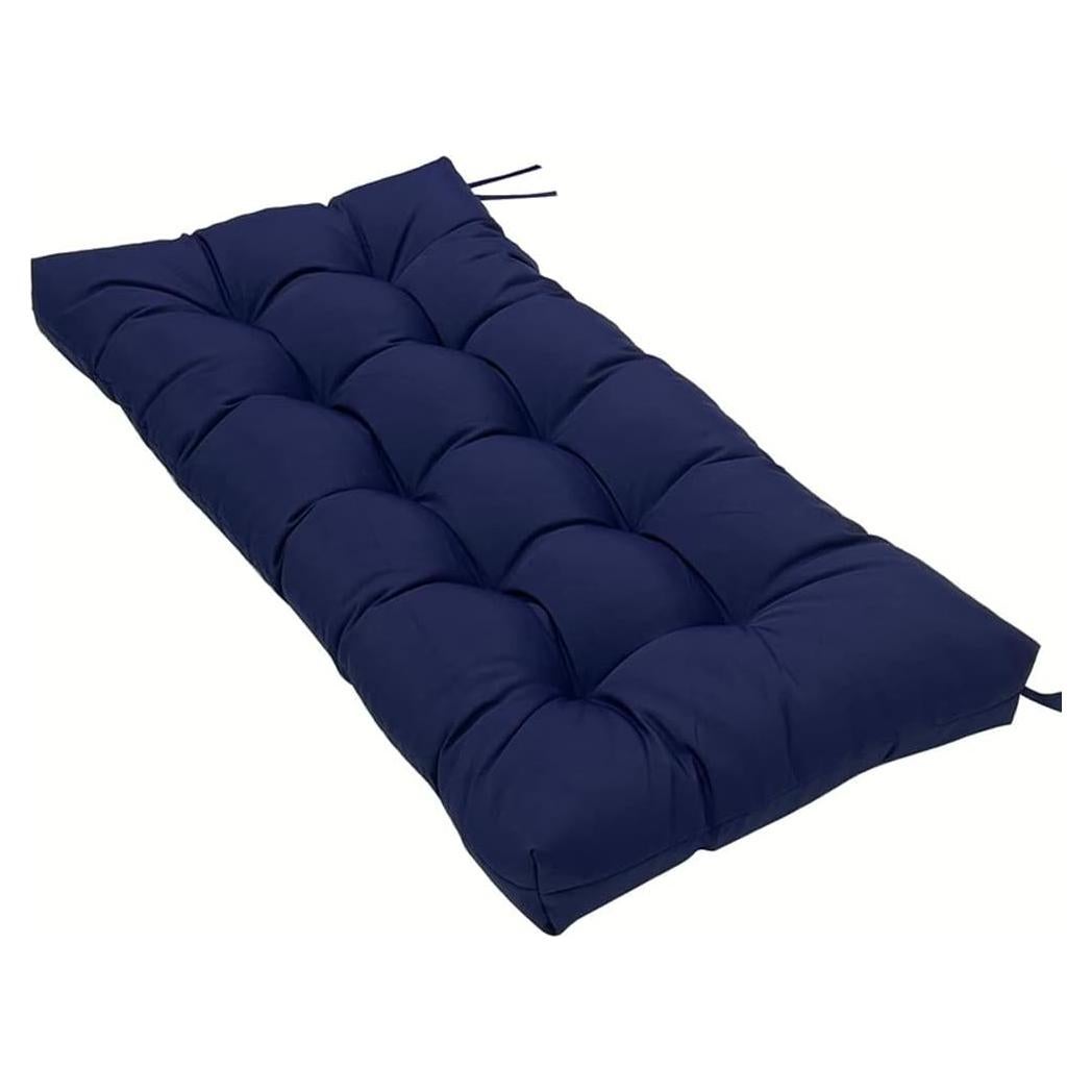 Cojín Impermeable para Banco de Jardín SEAHOME 130x50 cm Marino