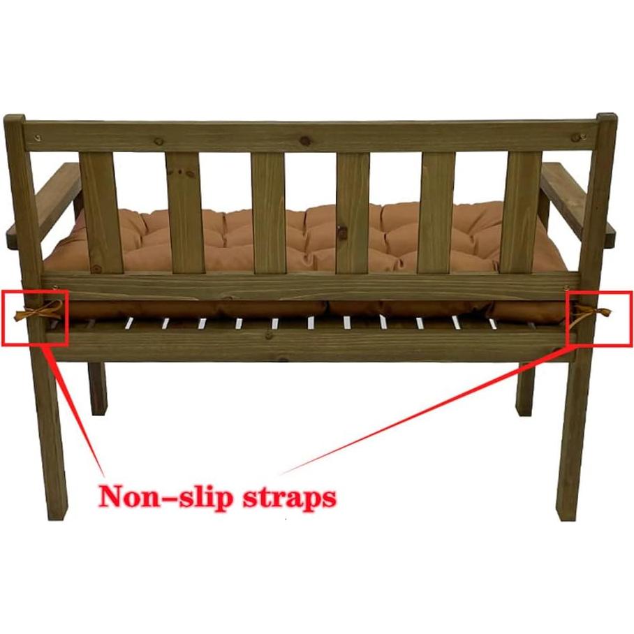 Cojín Impermeable para Banco de Jardín SEAHOME 130x50 cm Marino