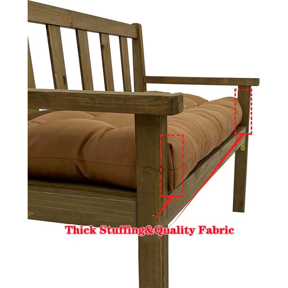 Cojín Impermeable para Banco de Jardín SEAHOME 130x50 cm Marino