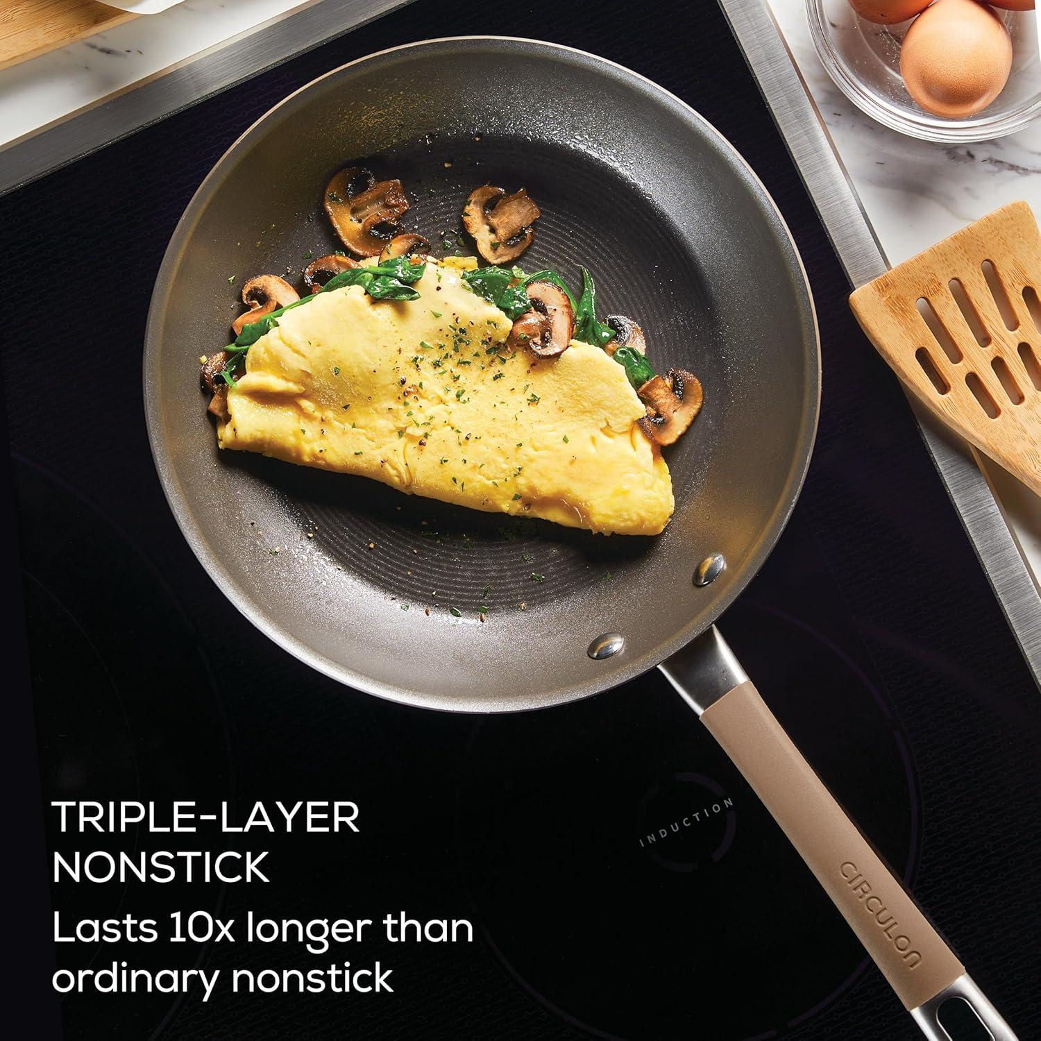 Juego de Ollas y Sartenes Circulon 12 Piezas Antiadherente