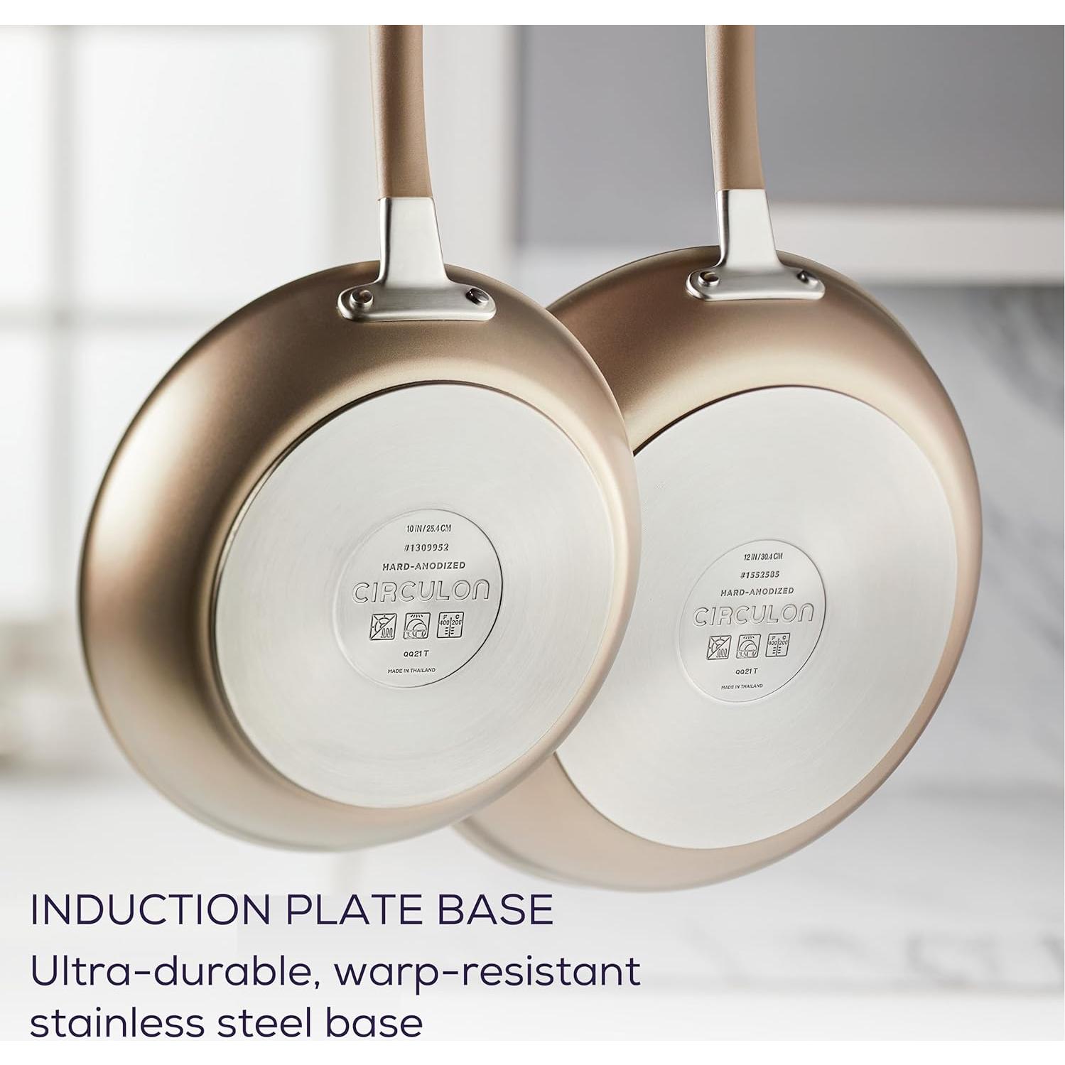 Juego de Ollas y Sartenes Circulon 12 Piezas Antiadherente