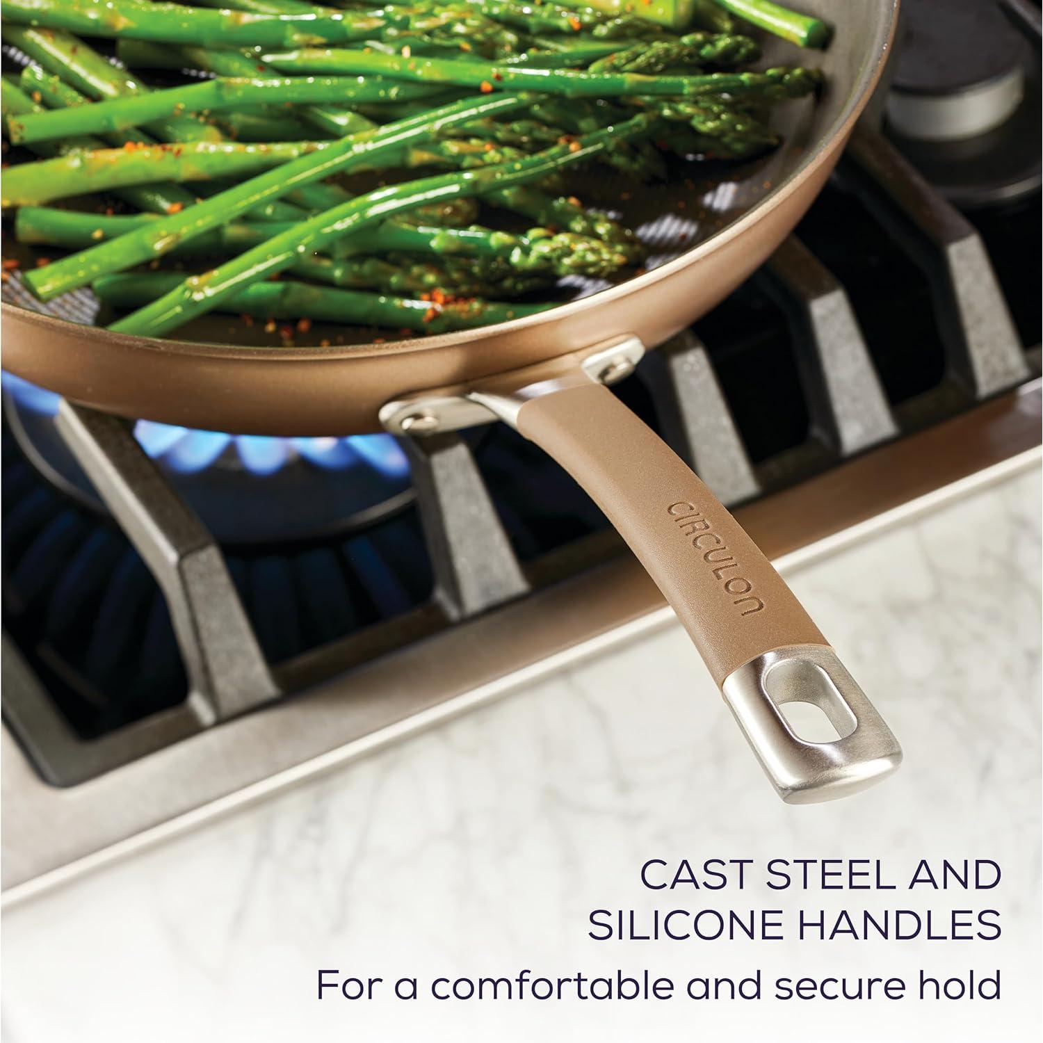 Juego de Ollas y Sartenes Circulon 12 Piezas Antiadherente