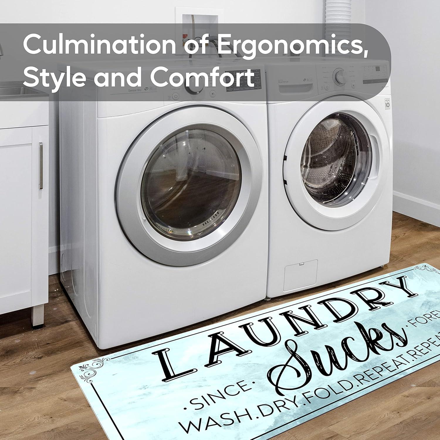 Alfombra antideslizante Tapeera 149.86x50.8 cm para lavandería