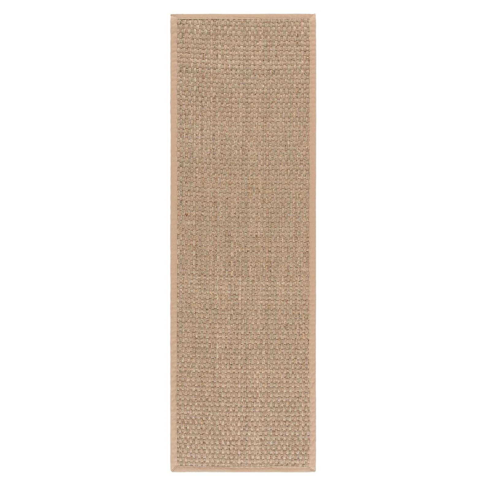 Alfombra Runner SAFAVIEH 0.76x1.83m Natural Beige Fibra