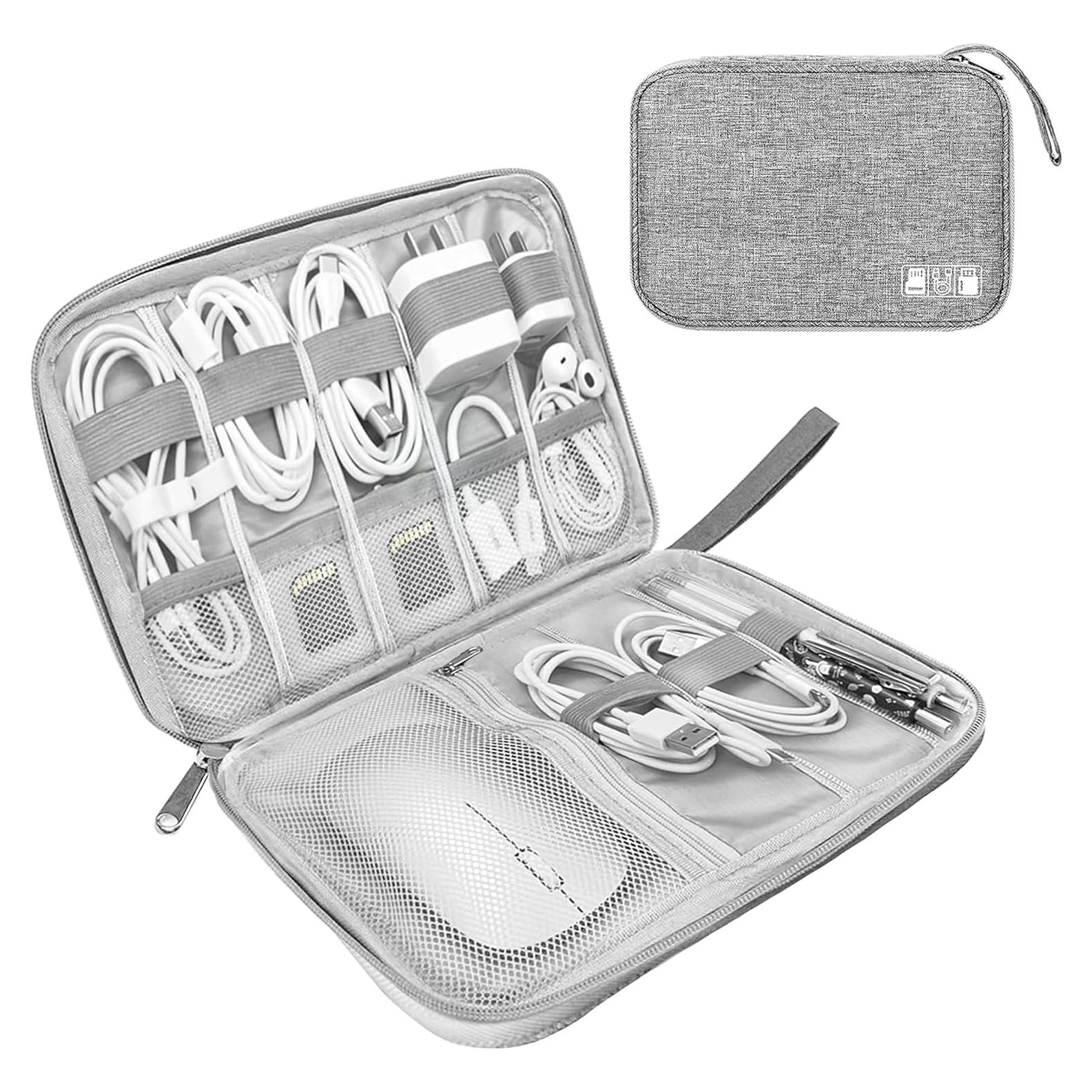 Organizador de Cables Lcsmaokin Gris 24x17 cm Impermeable