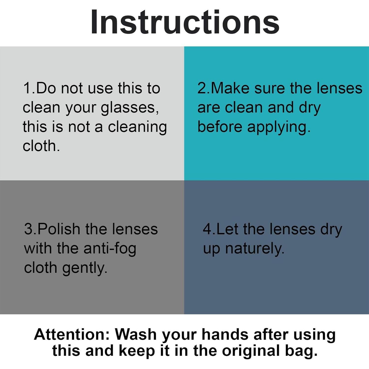 Toallitas Antivaho Frienda 6 Piezas para Gafas y Más