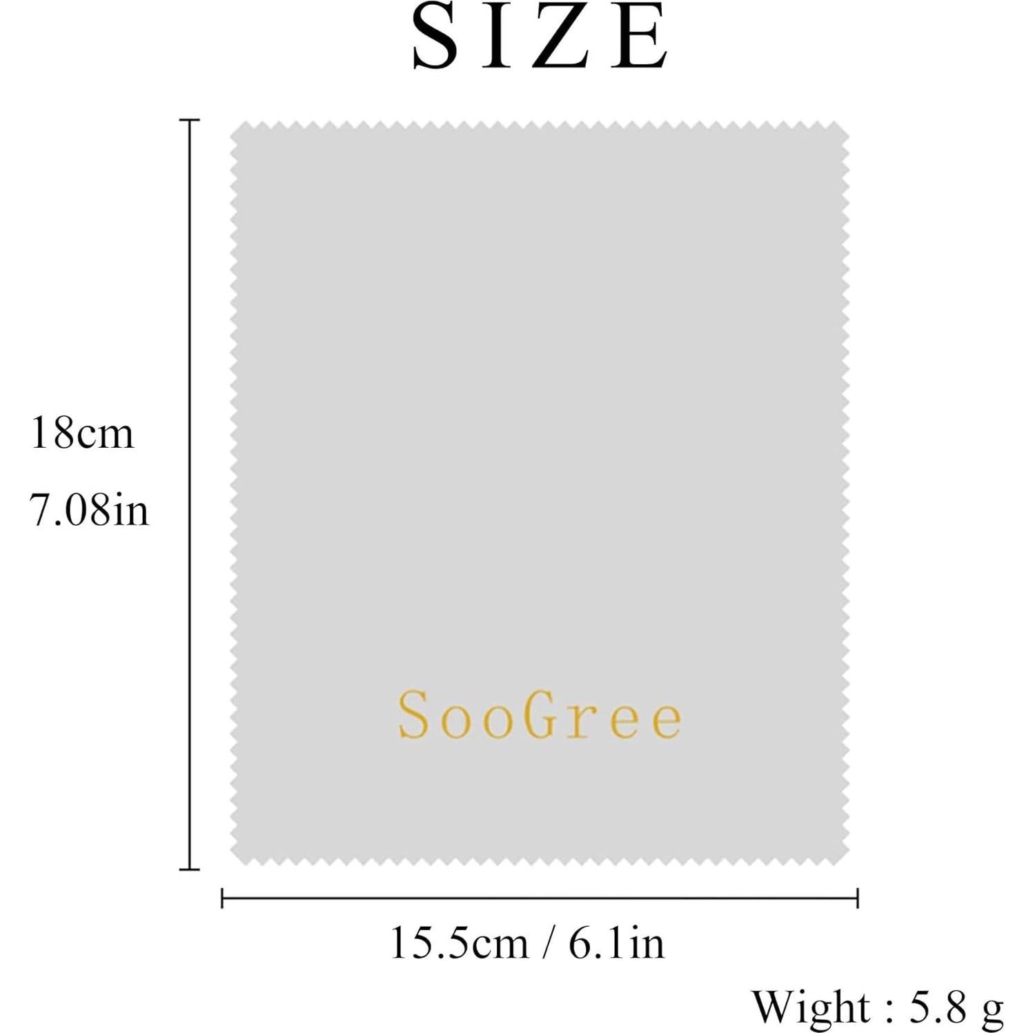 Paño de limpieza de microfibra SooGree, paquete de 8