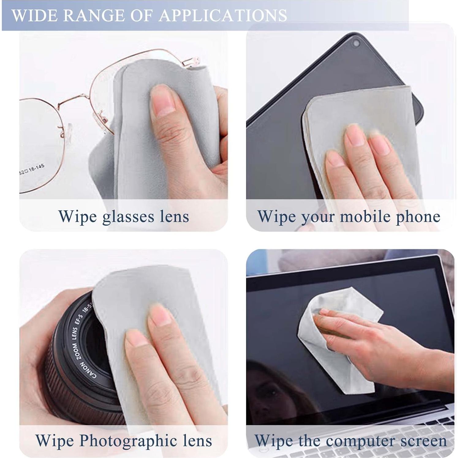 Paño de limpieza de microfibra SooGree, paquete de 8