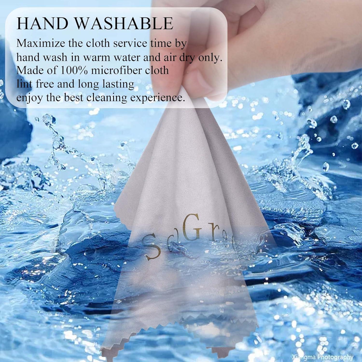 Paño de limpieza de microfibra SooGree, paquete de 8