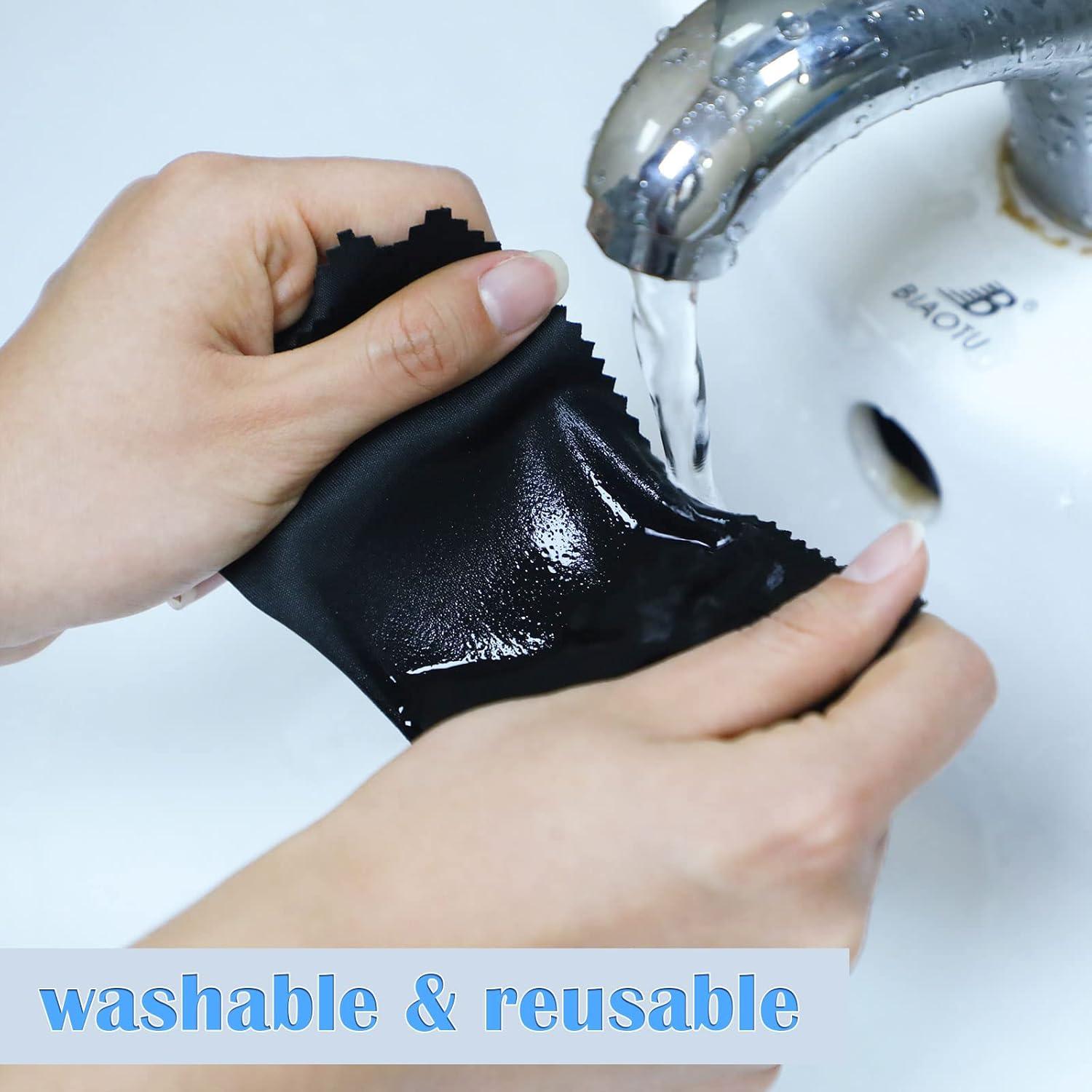 Paños de Microfibra Sumind 100 Pcs 13.97 cm para Gafas