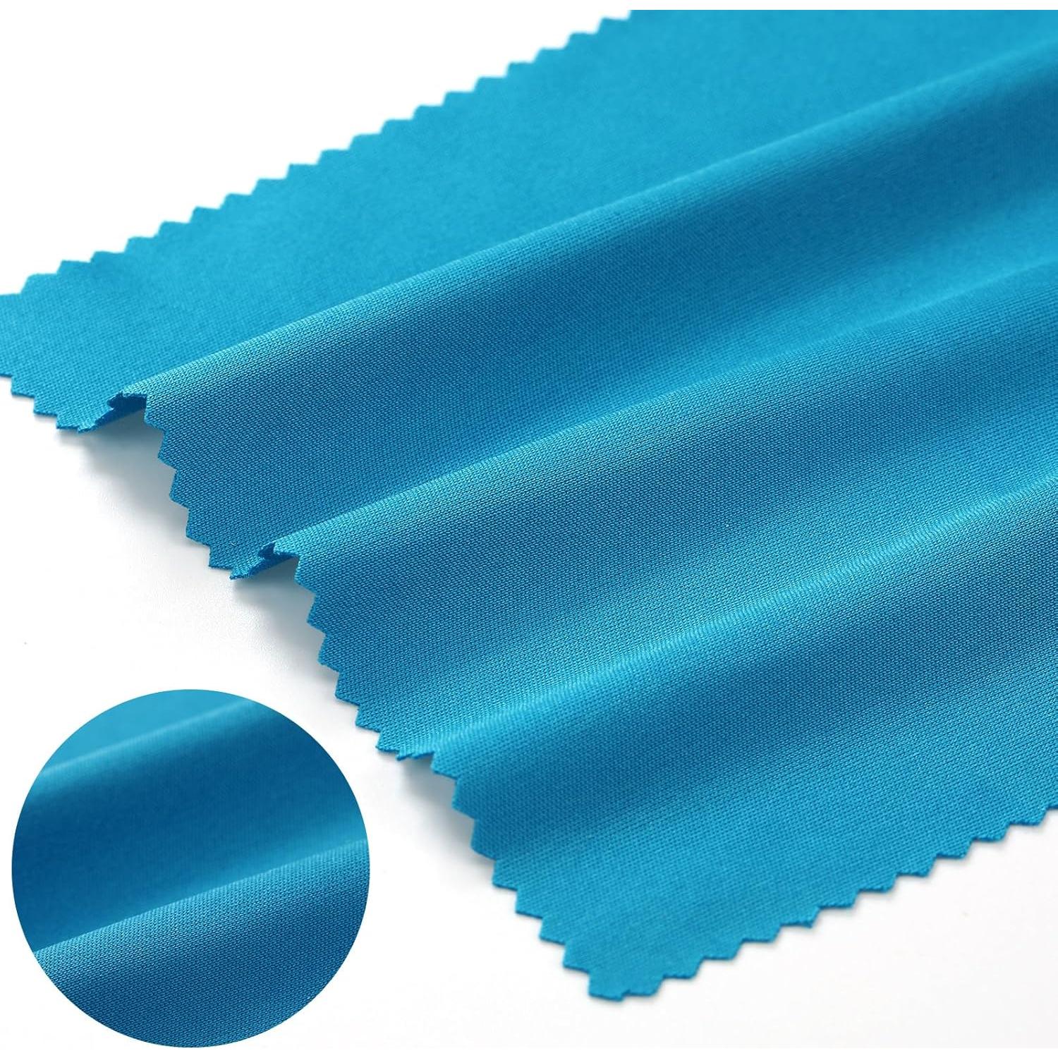 Paños de Limpieza de Gafas Sumind 100 Pcs Microfibra Azul