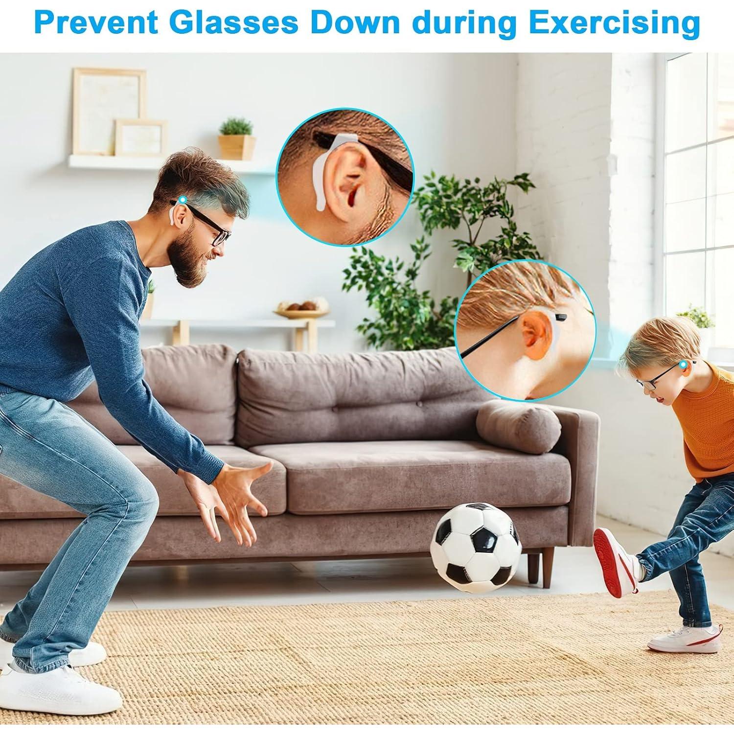 12 Pares Sujetadores Gafas Silicona Antideslizante Premium