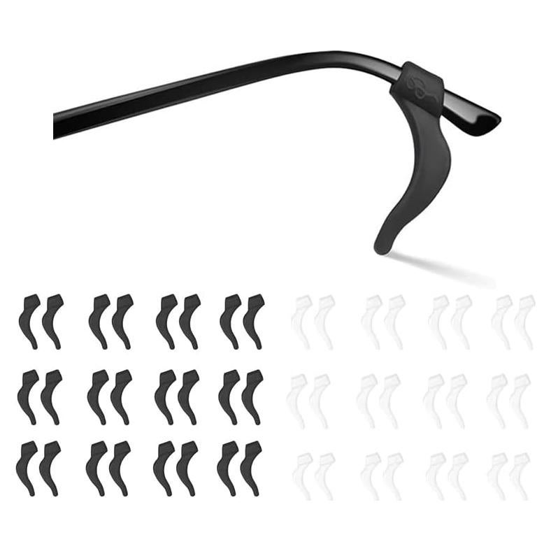 12 Pares Sujetadores Antideslizantes para Gafas Silicona