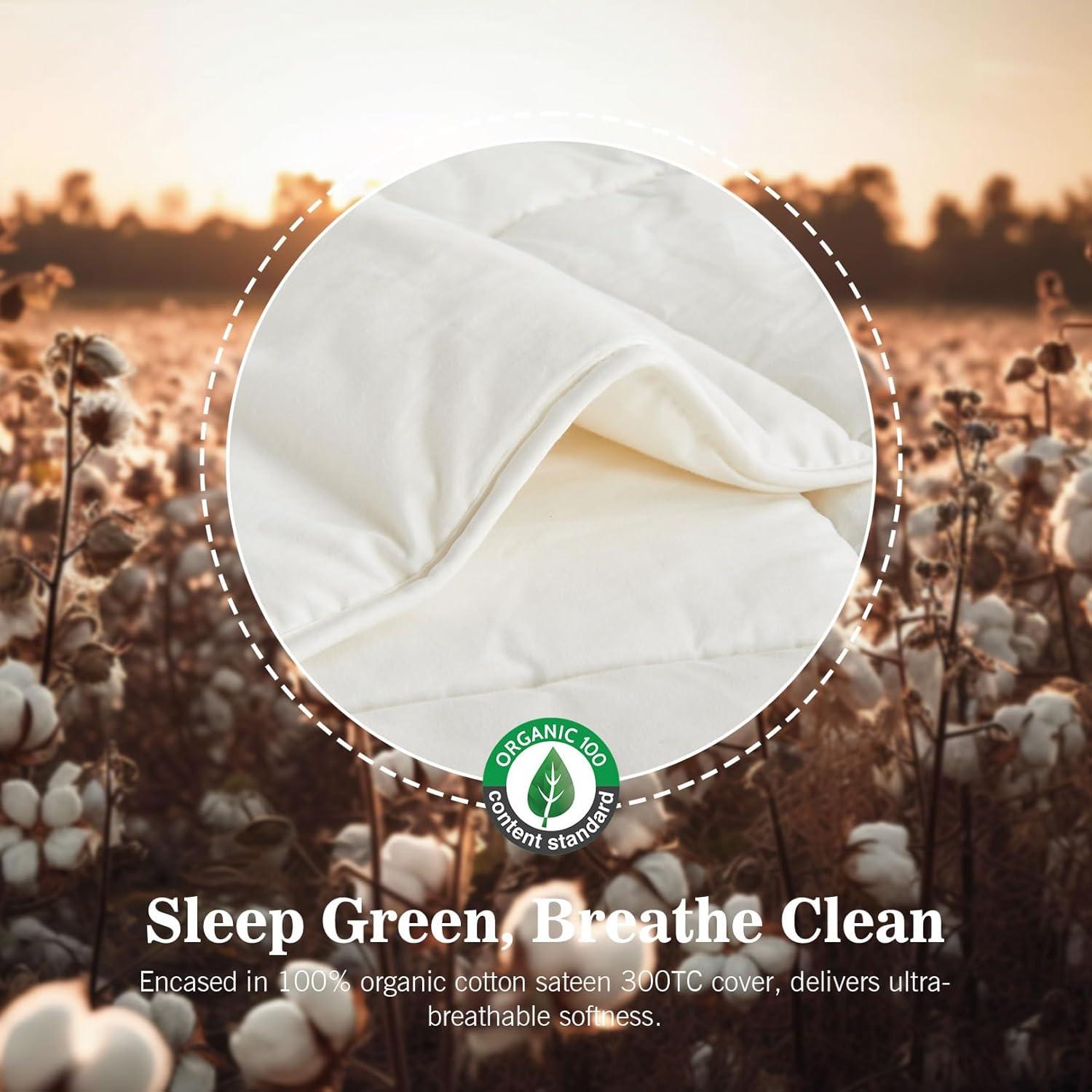 Edredón Híbrido de Lana KUSNUG Queen 100% Algodón Orgánico