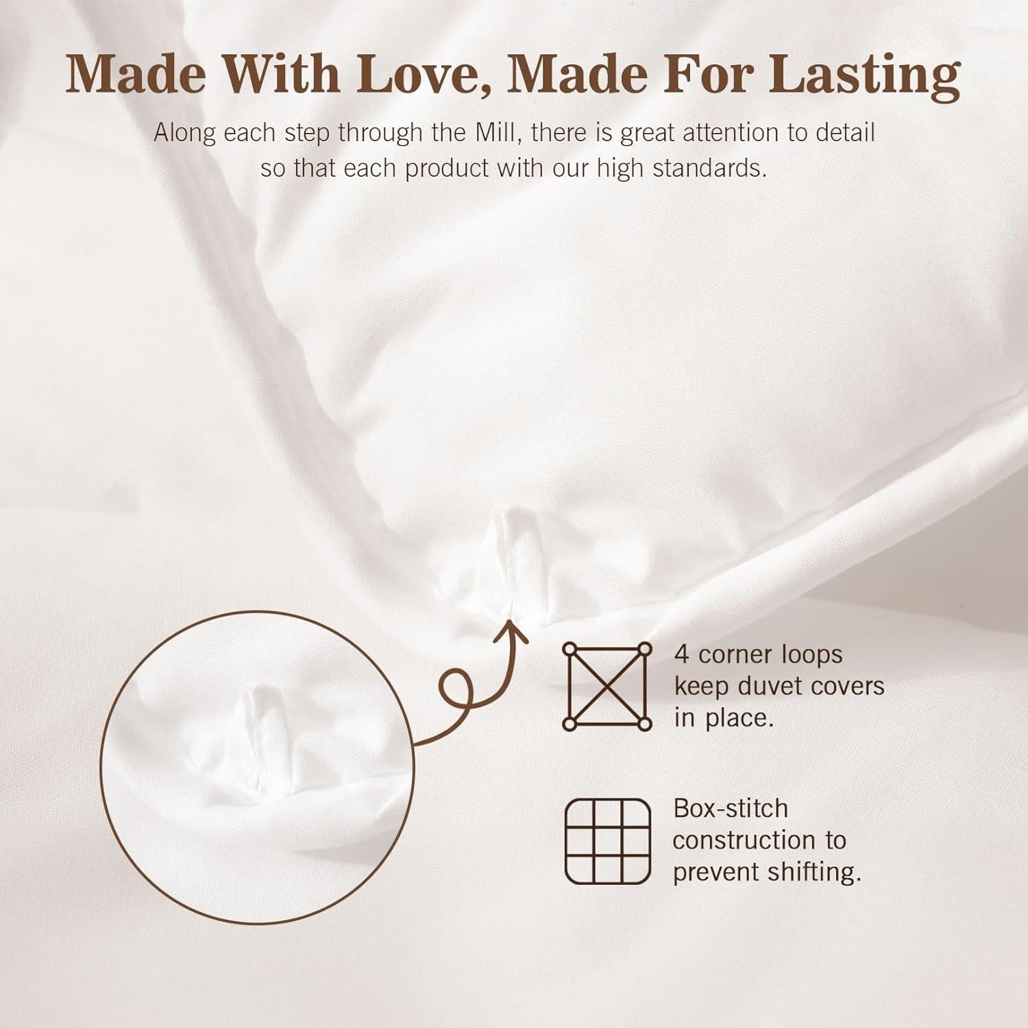 Edredón Híbrido de Lana KUSNUG Queen 100% Algodón Orgánico