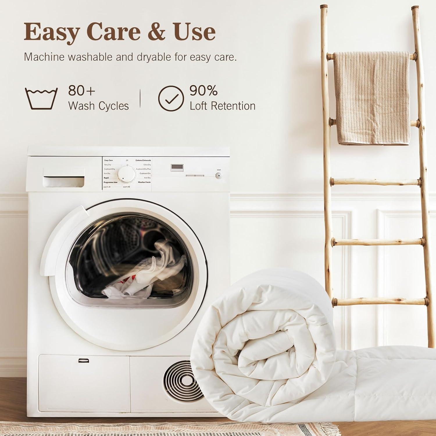 Edredón Híbrido de Lana KUSNUG Queen 100% Algodón Orgánico