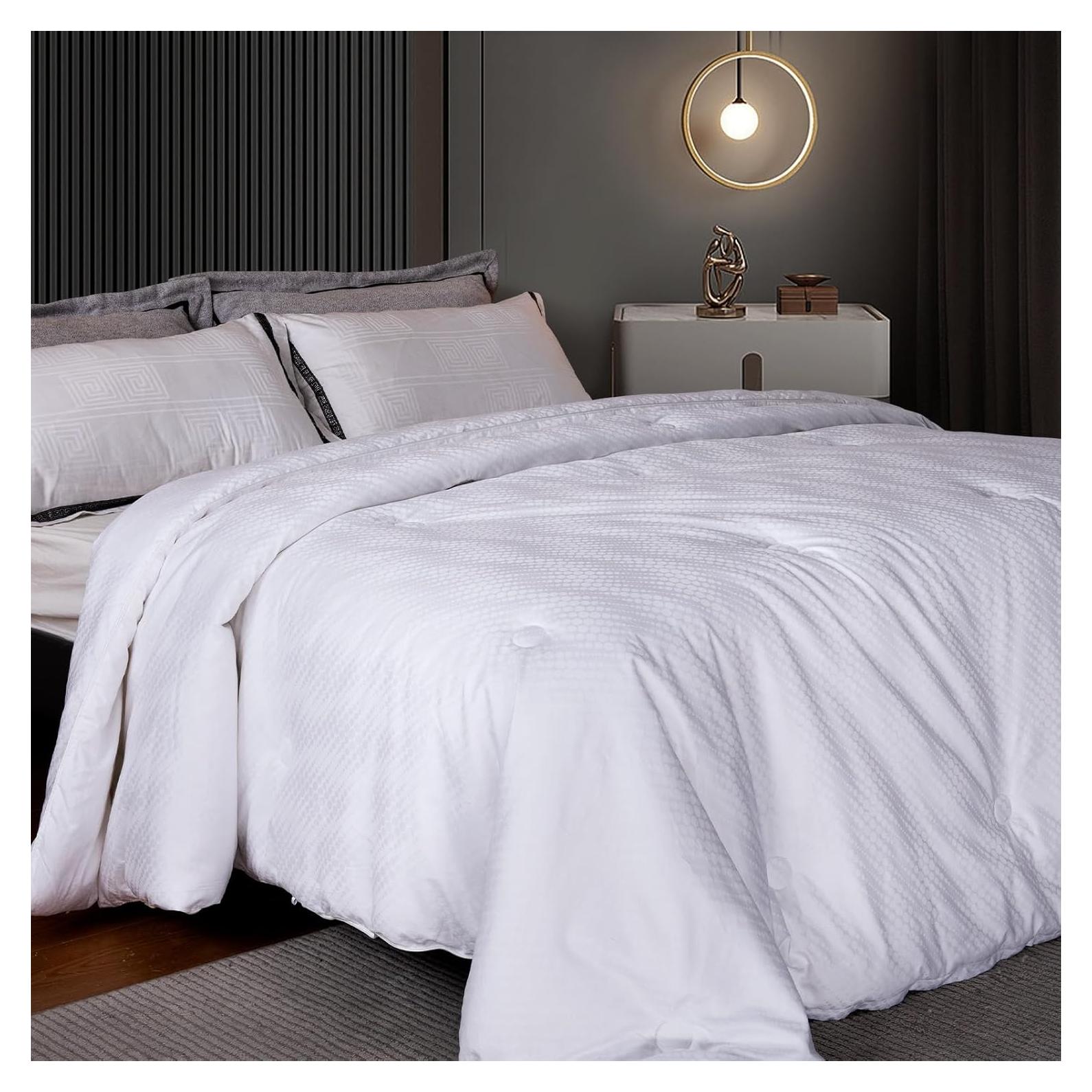 Edredón de Seda de Morera ZUBISU Queen 90x90 cm Ligero