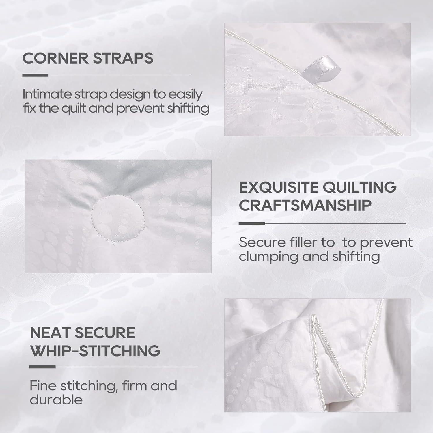 Edredón de Seda de Morera ZUBISU Queen 90x90 cm Ligero