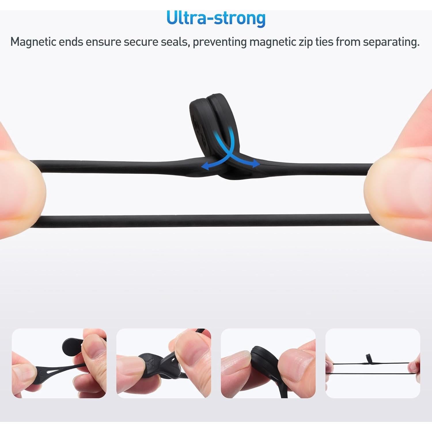 Sujetadores Magnéticos de Silicona Cable Matters 10 Pzs