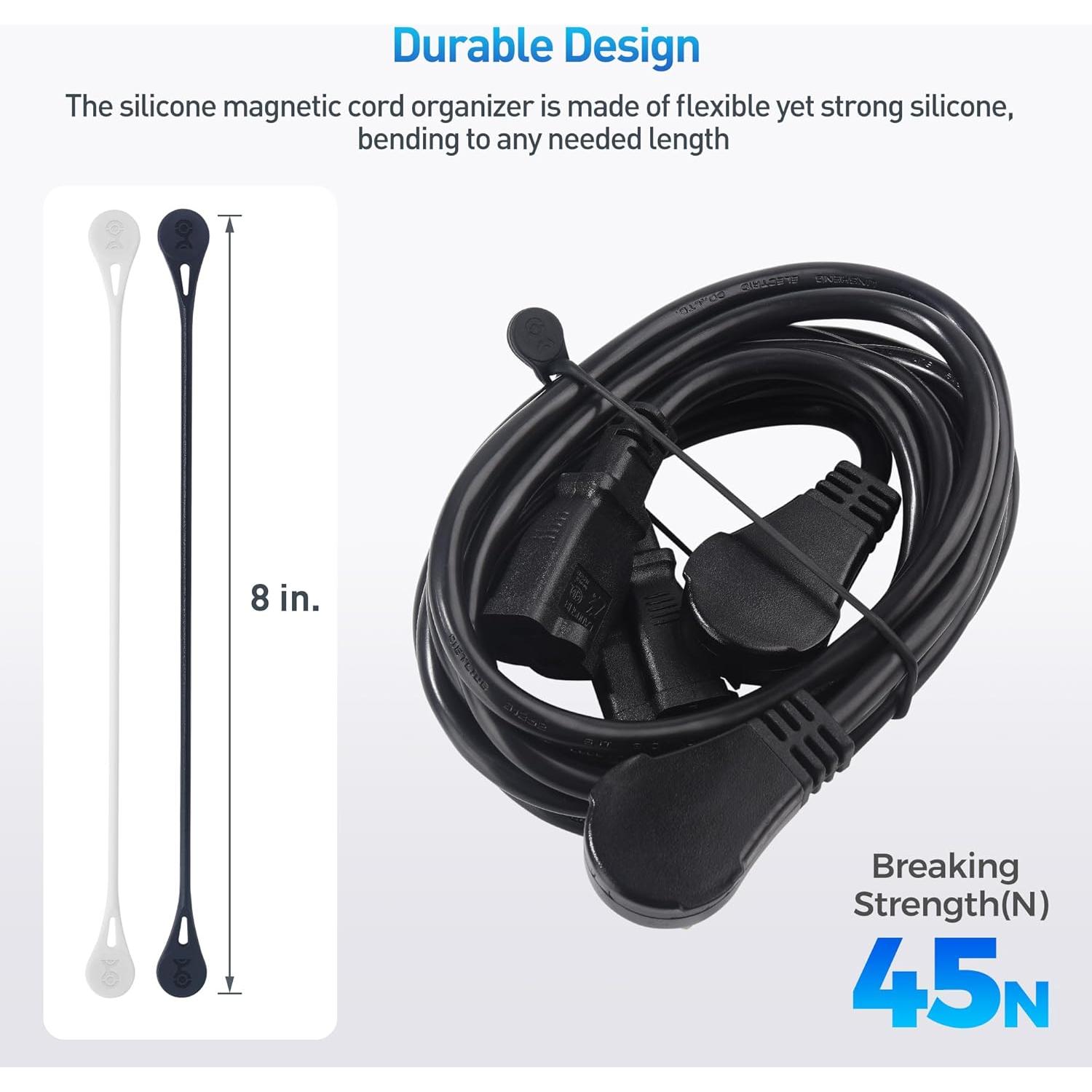 Sujetadores Magnéticos de Silicona Cable Matters 10 Pzs