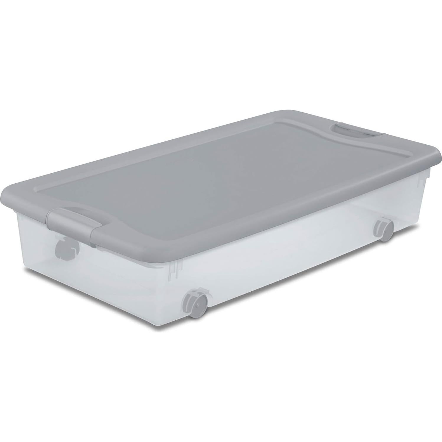 Contenedor de Almacenamiento Sterilite 4 Pack 56L con Ruedas