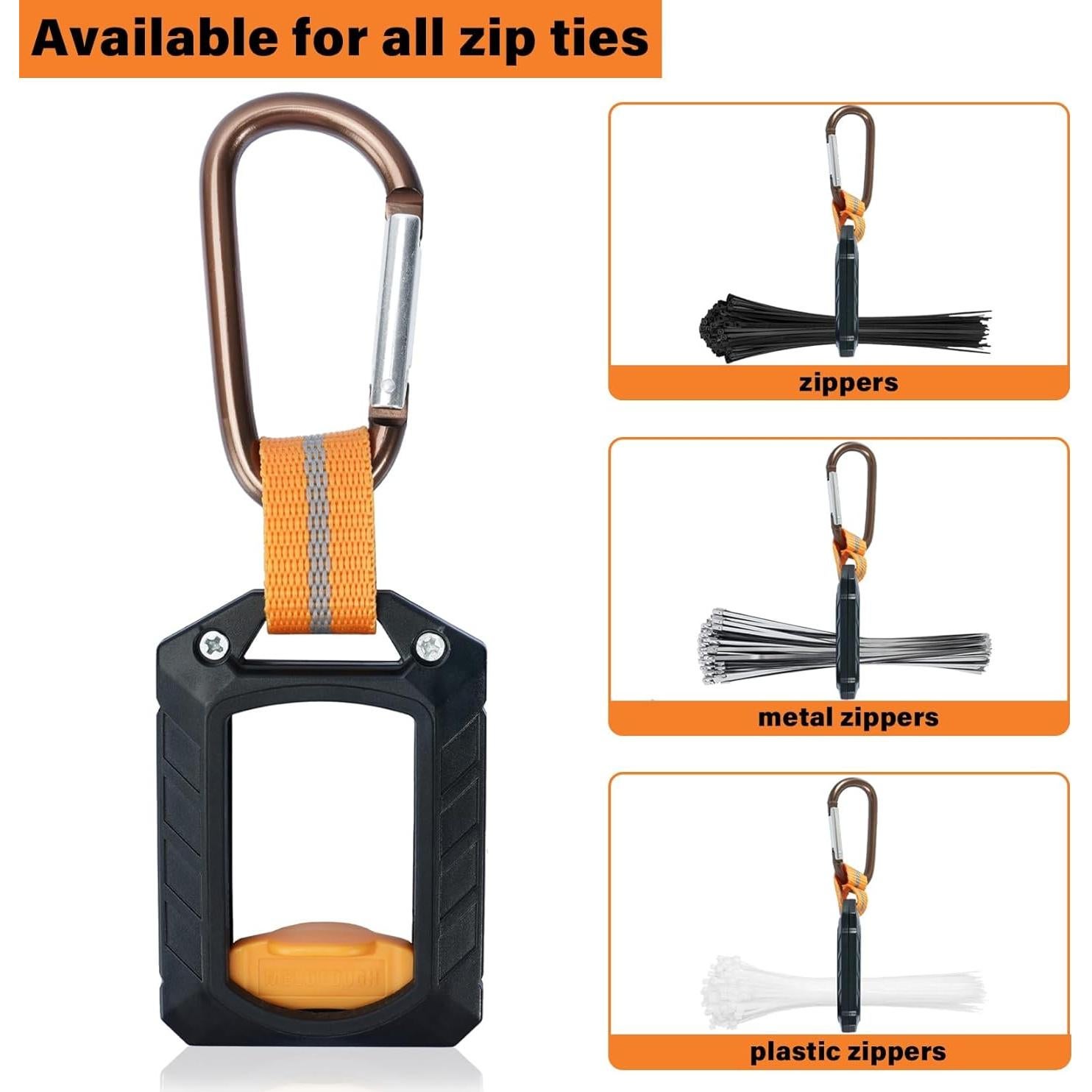 Soporte para Bridas MELOTOUGH 3 Piezas Reutilizable Negro