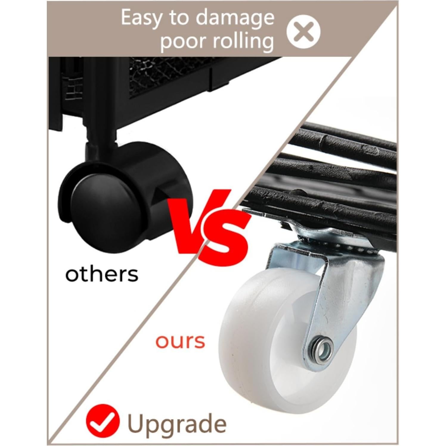 Cajones de Almacenamiento Bajo la Cama Jifader - 4 Unidades con Ruedas